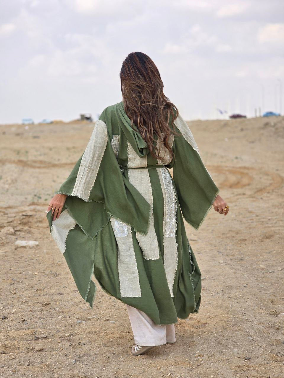 Golden Veil Kaftan