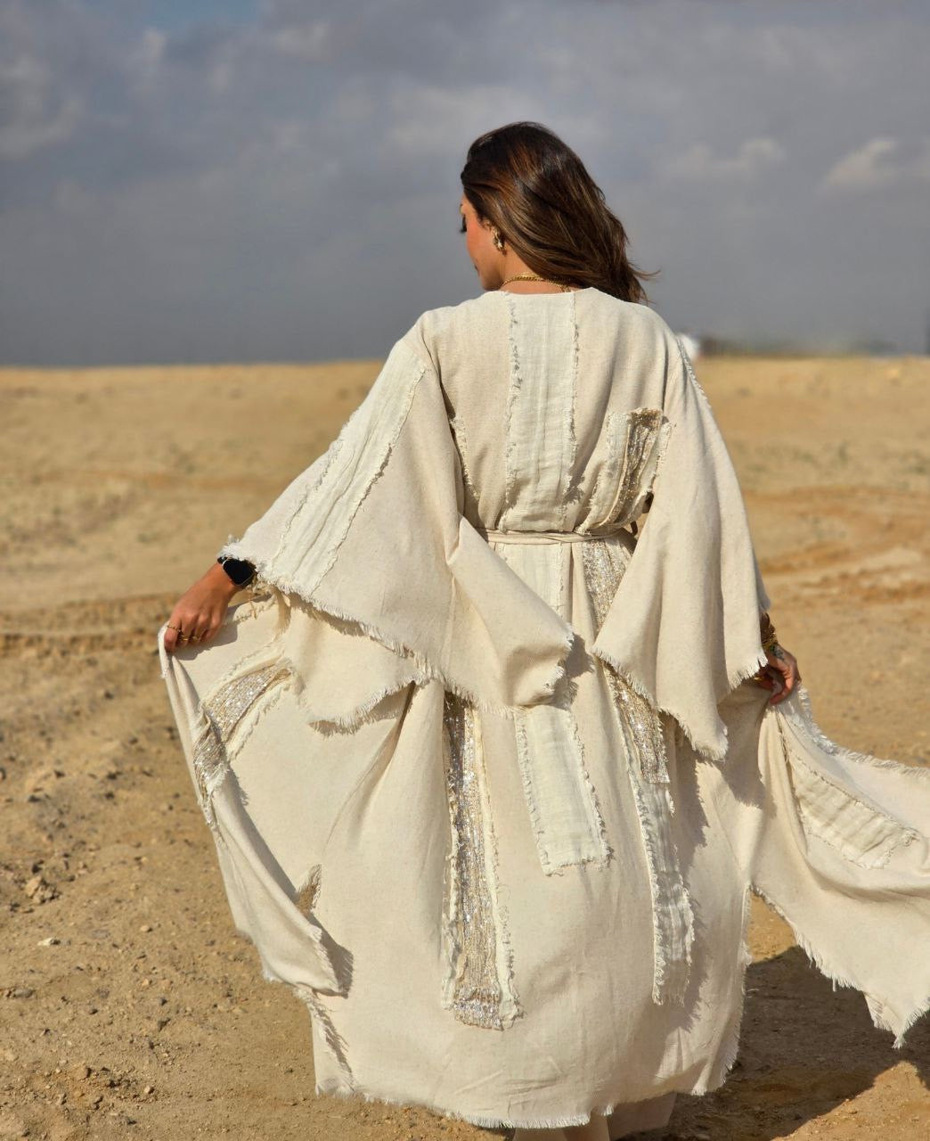 Golden Veil Kaftan