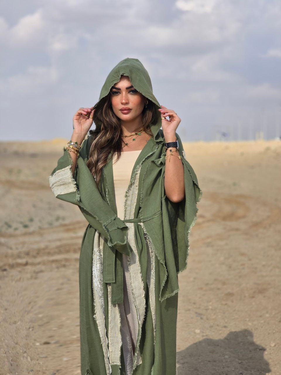 Golden Veil Kaftan