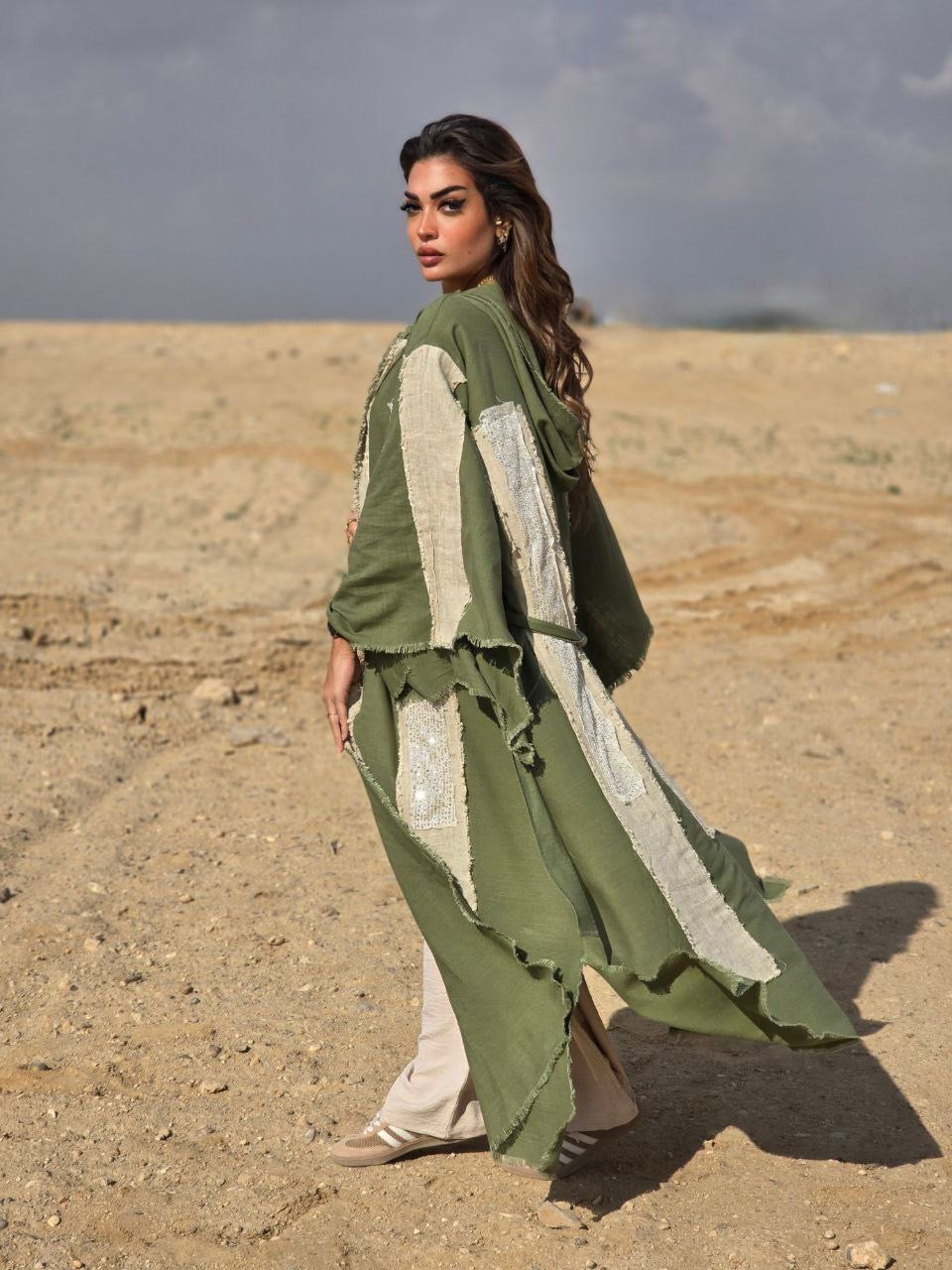 Golden Veil Kaftan