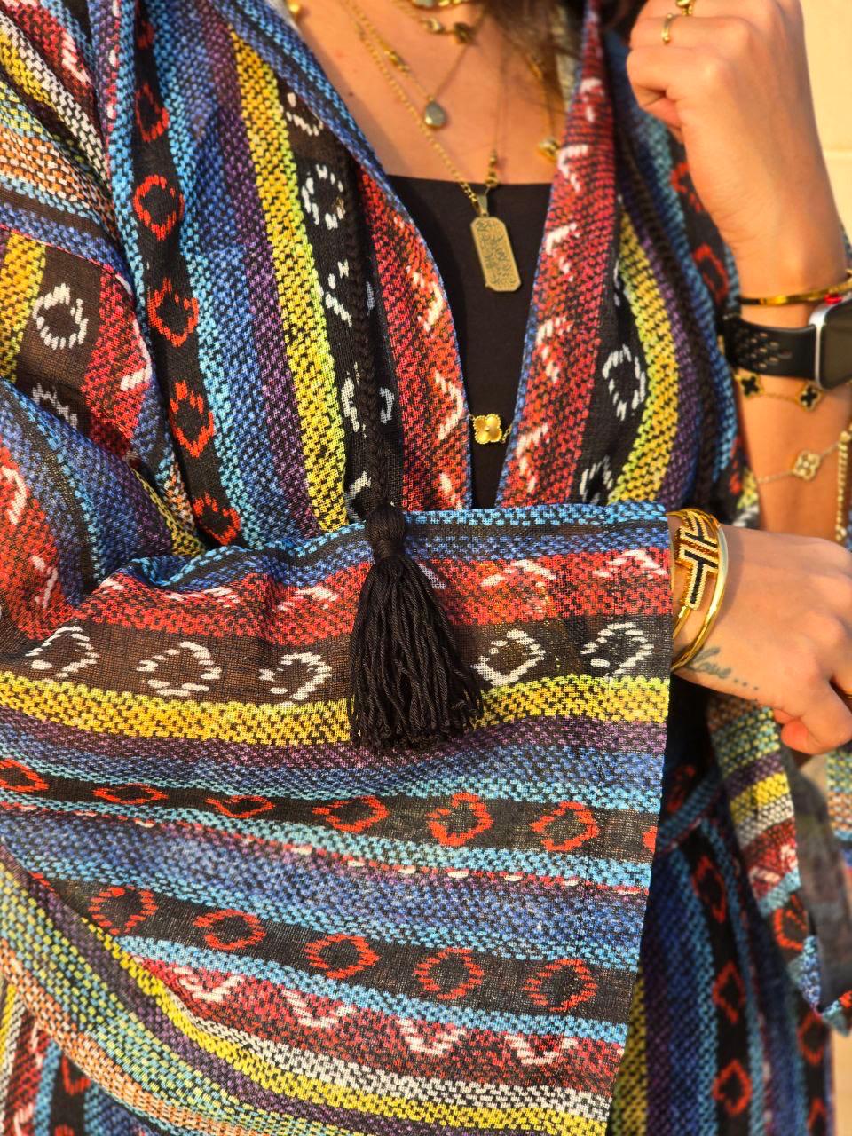 Rainbow Mosaic Kaftan