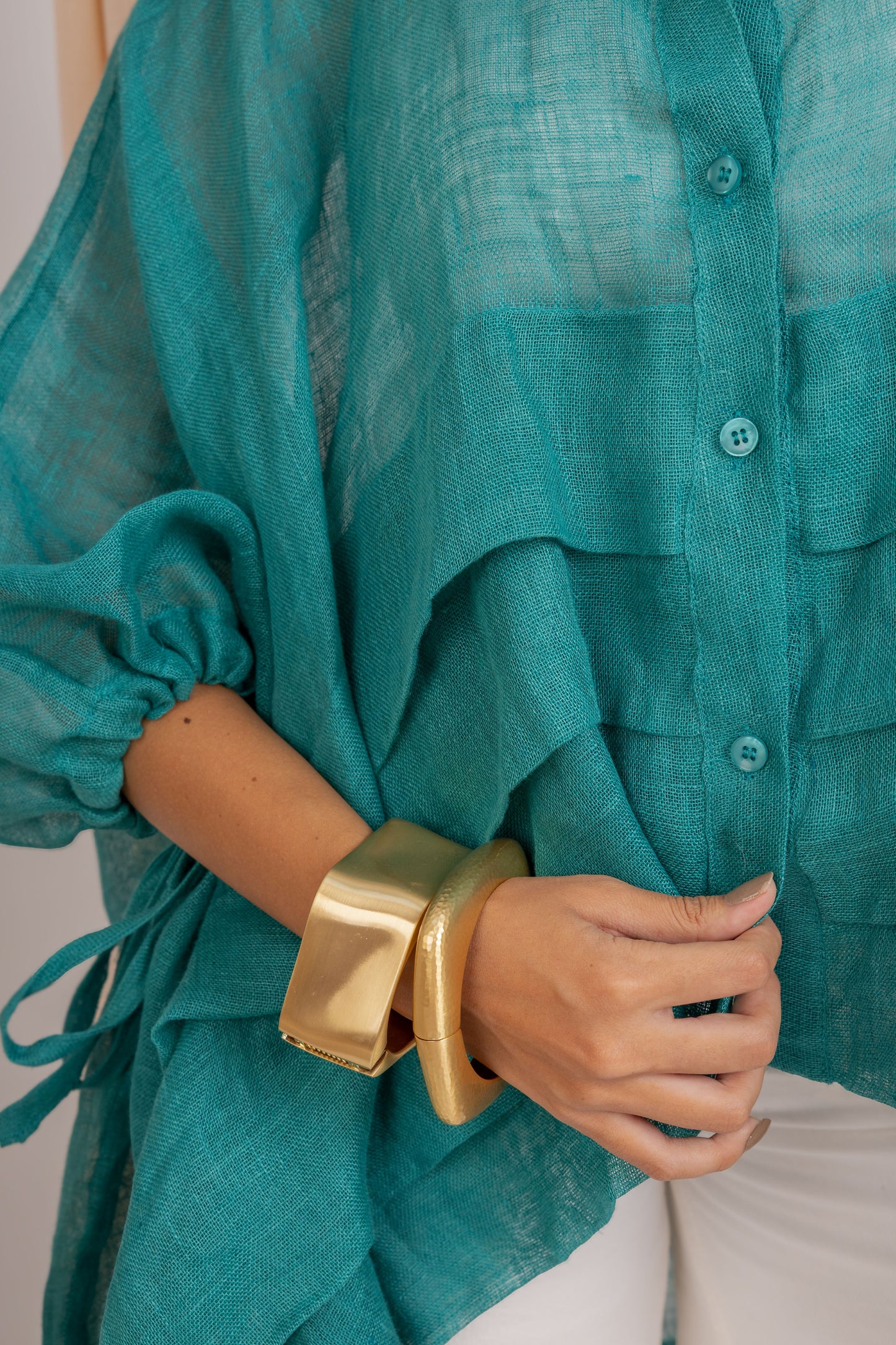 Layered Ruffle Blouse