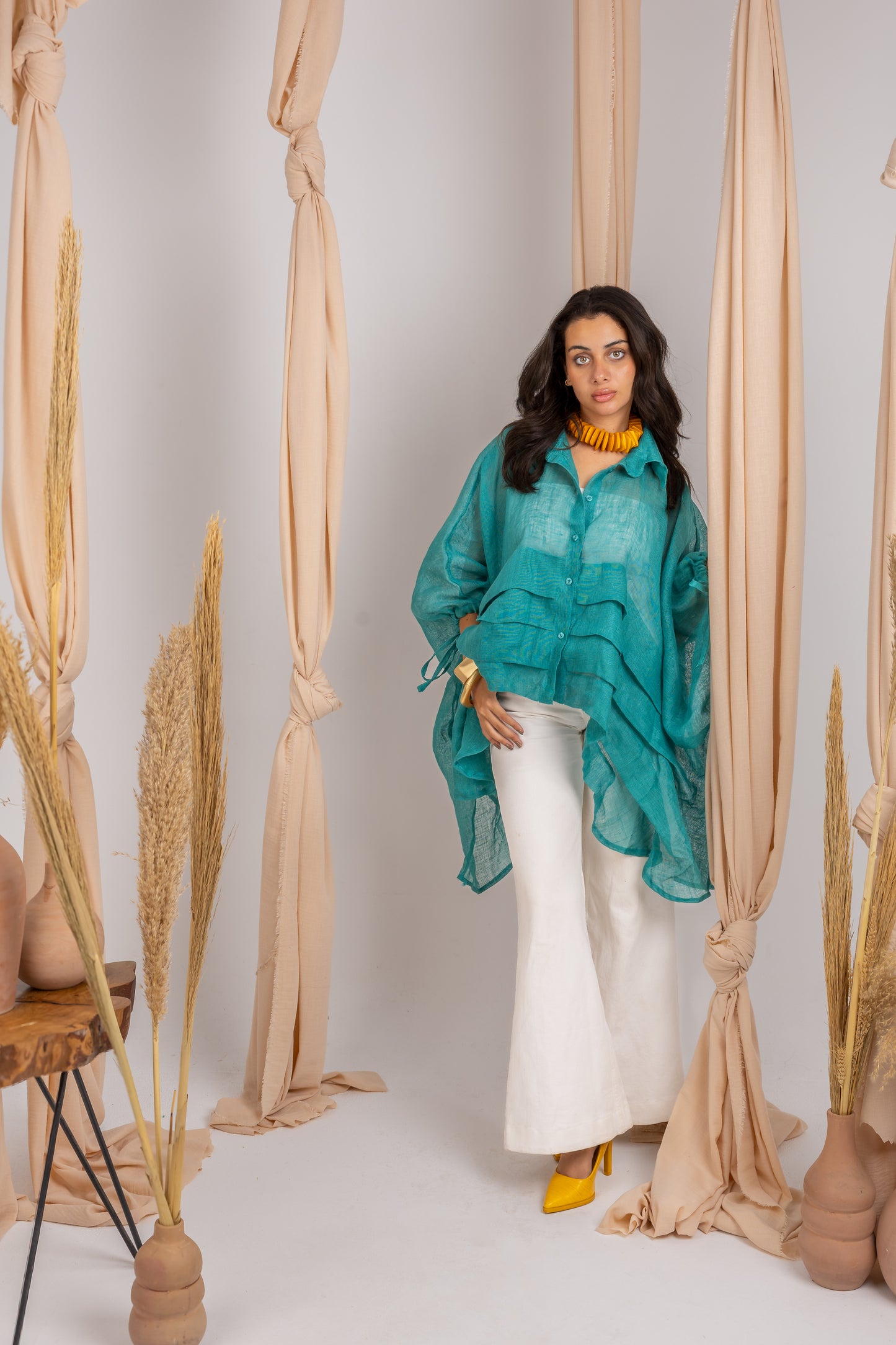 Layered Ruffle Blouse