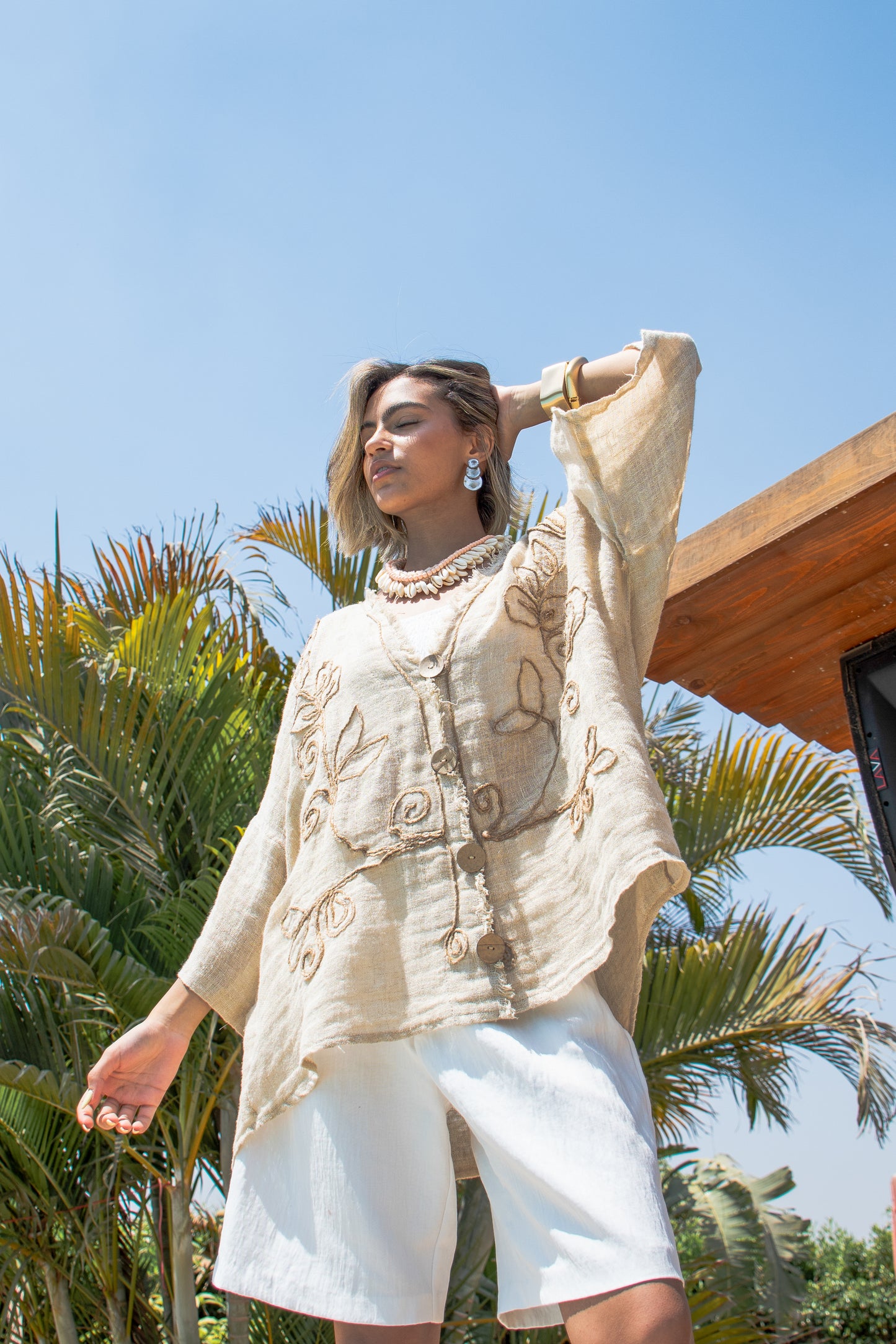 Sandstone Bloom Top
