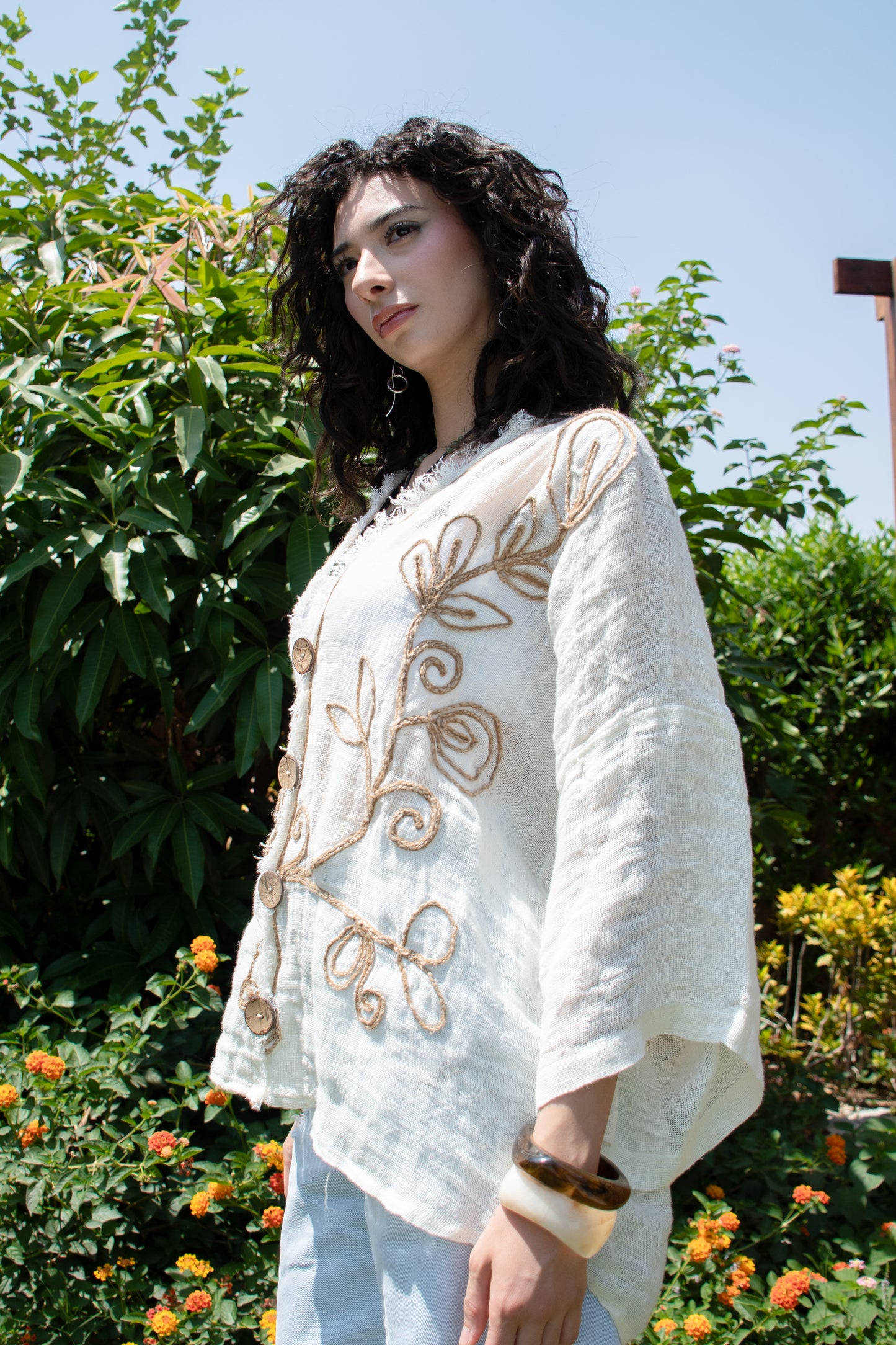 Sandstone Bloom Top