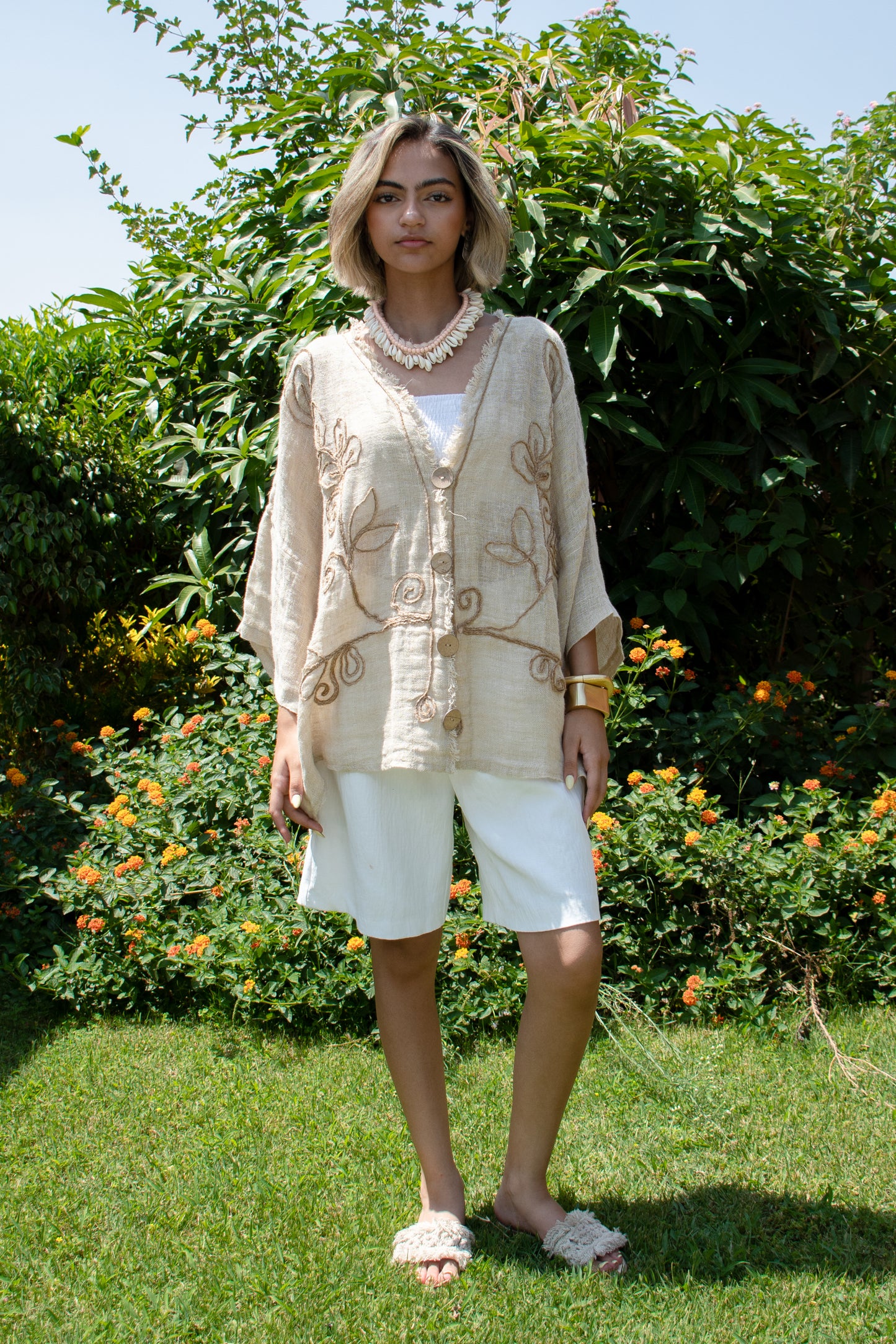Sandstone Bloom Top