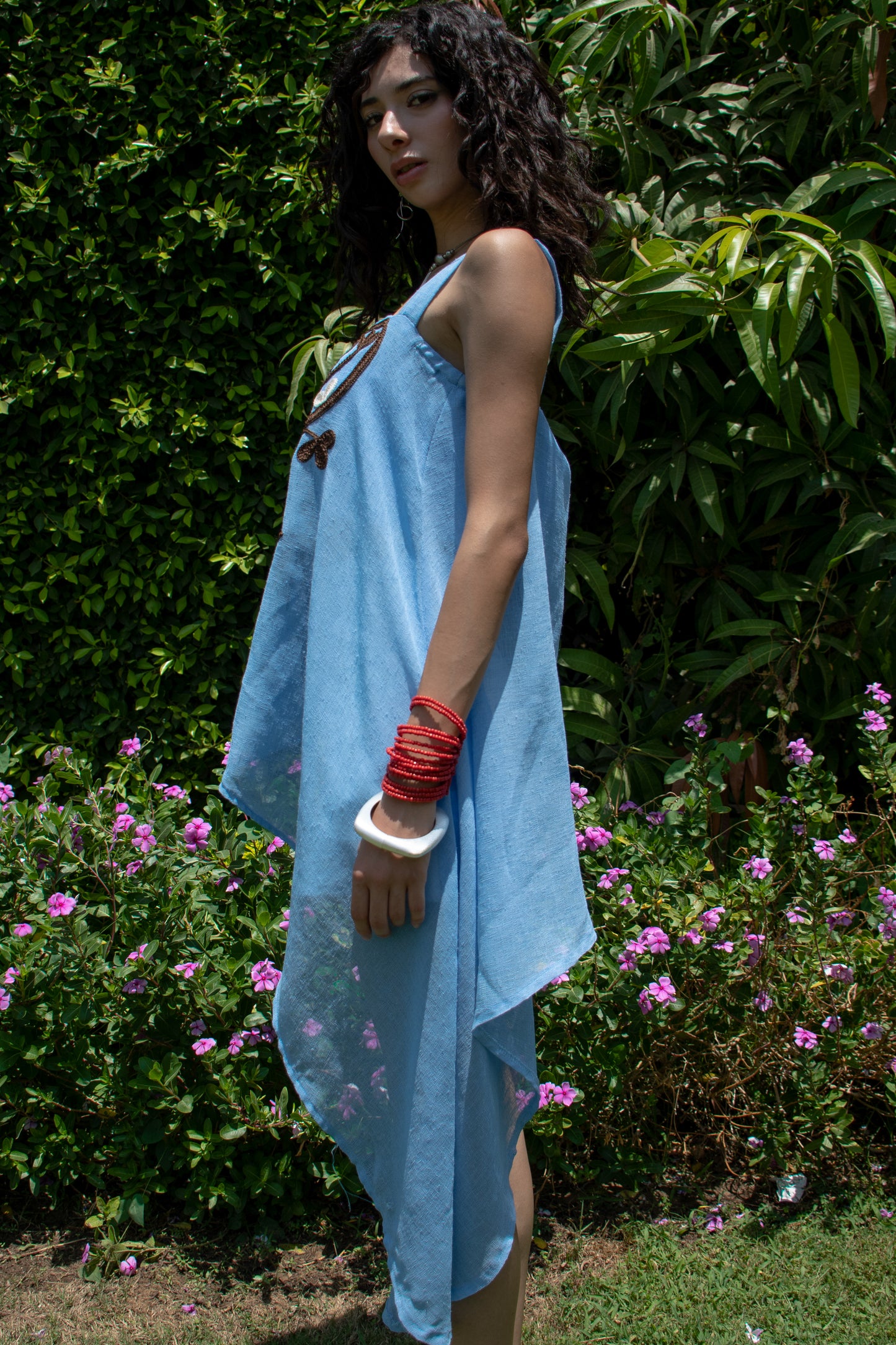 Azure Bloom Blouse