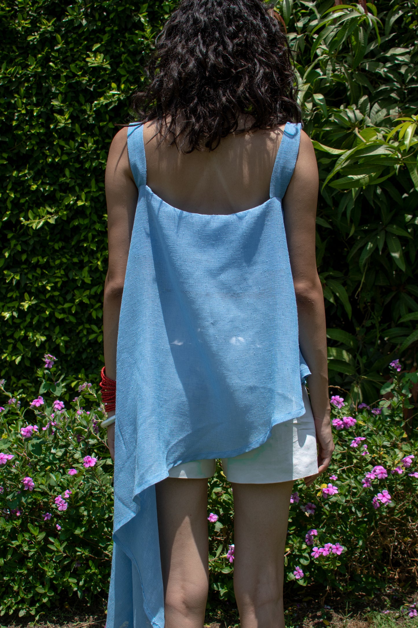 Azure Bloom Blouse