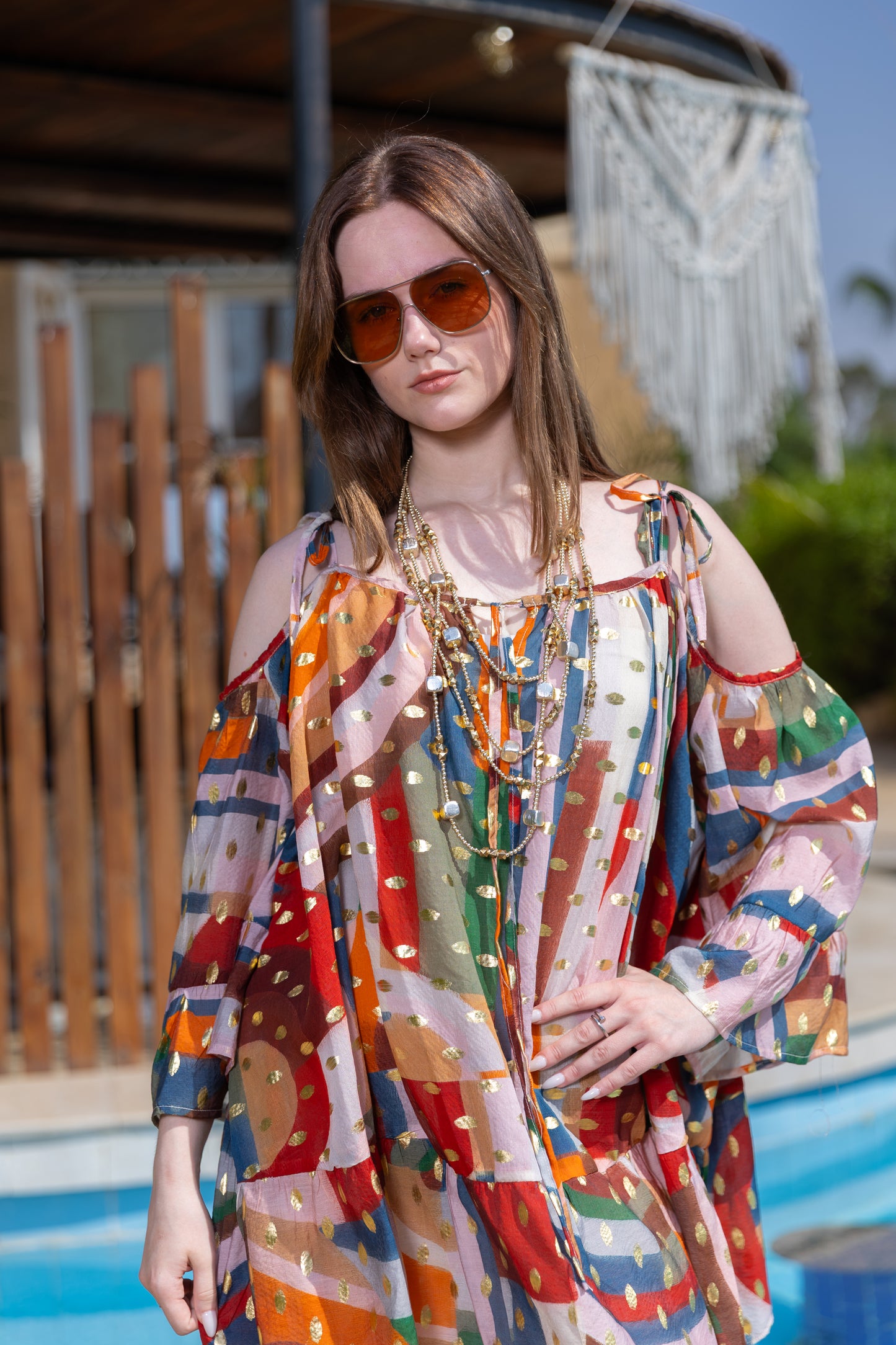 Sunset Confetti Dress