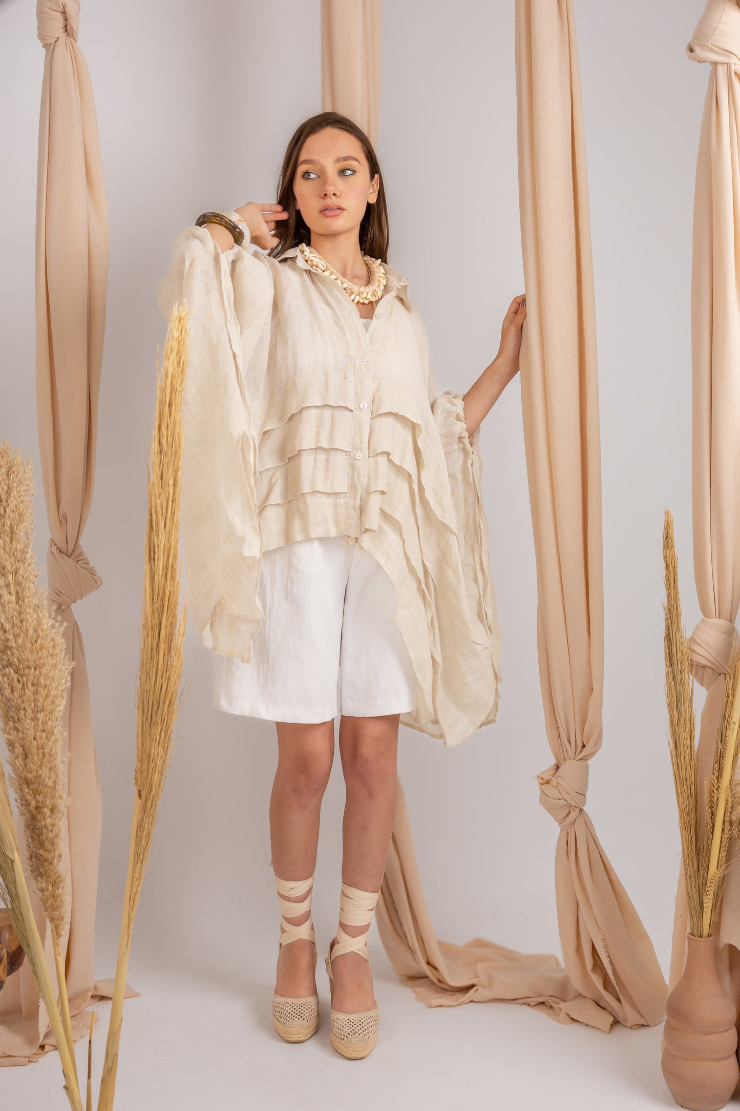 Layered Ruffle Blouse