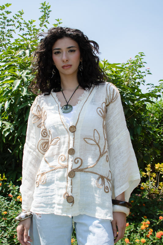 Sandstone Bloom Top