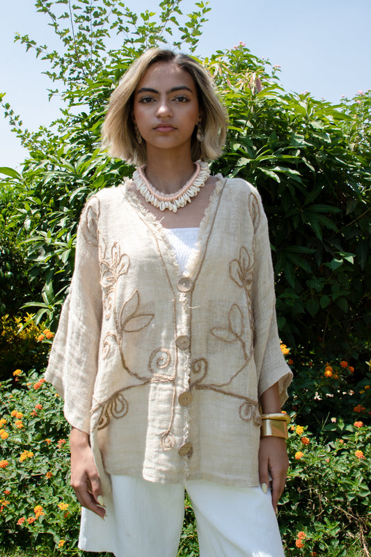 Sandstone Bloom Top