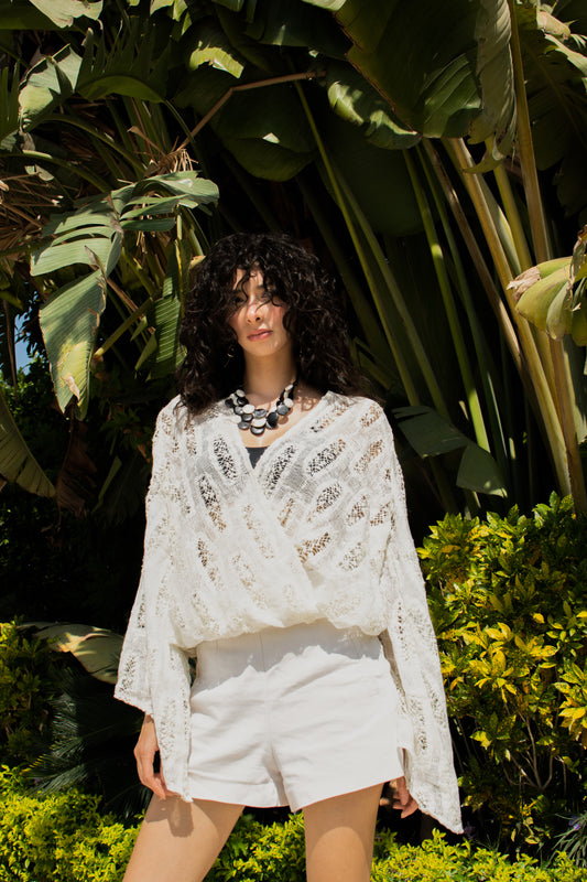 Seashell Whisper Blouse