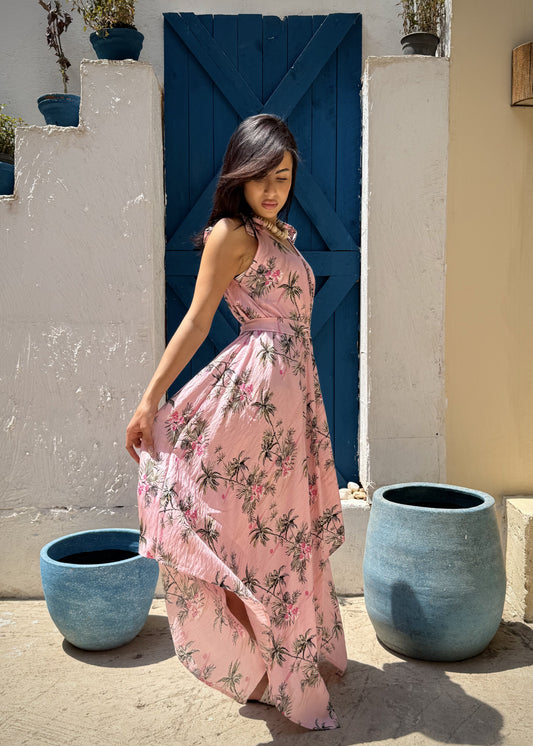 Palm Wrap Dress