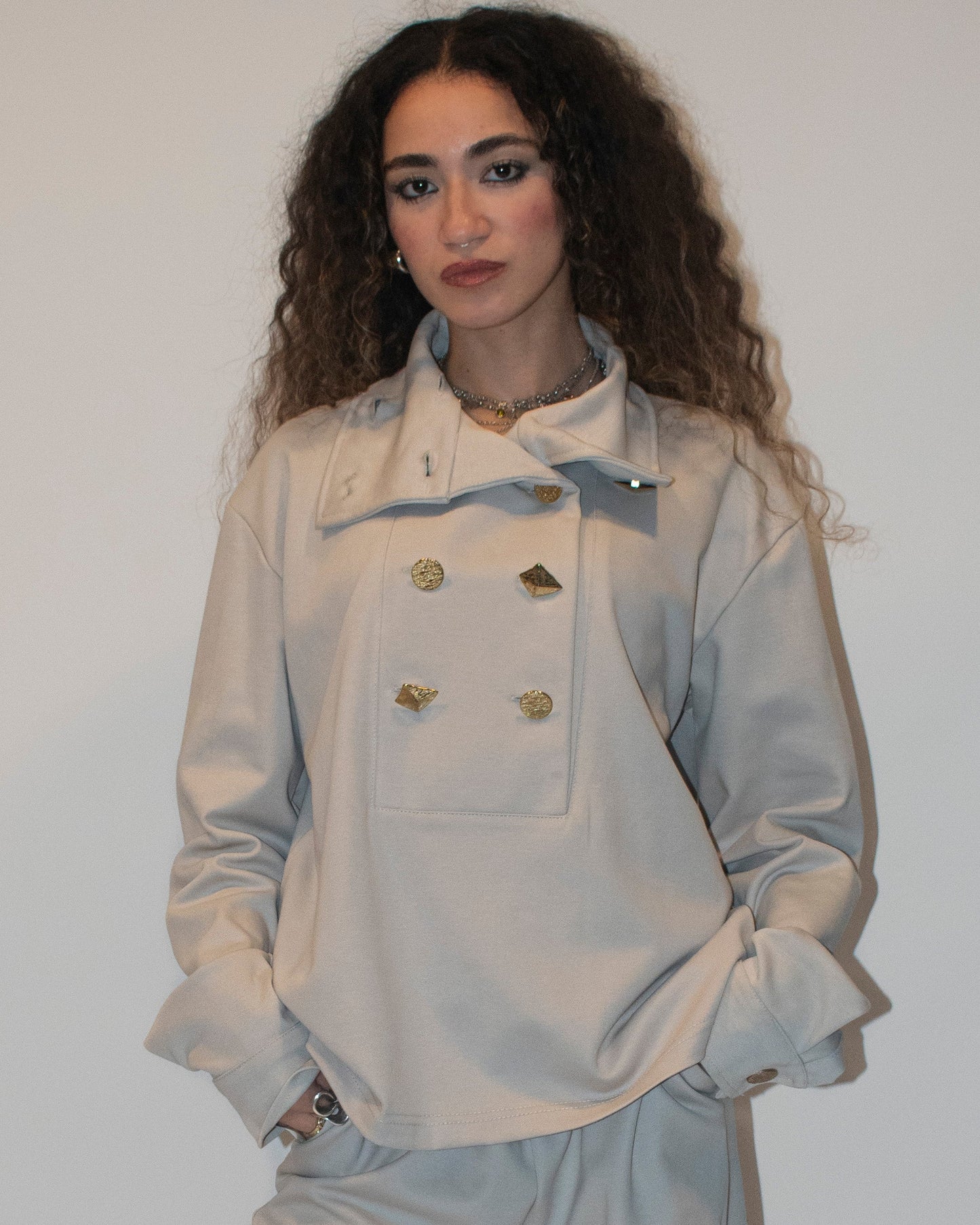 Grey Gold Accent Set