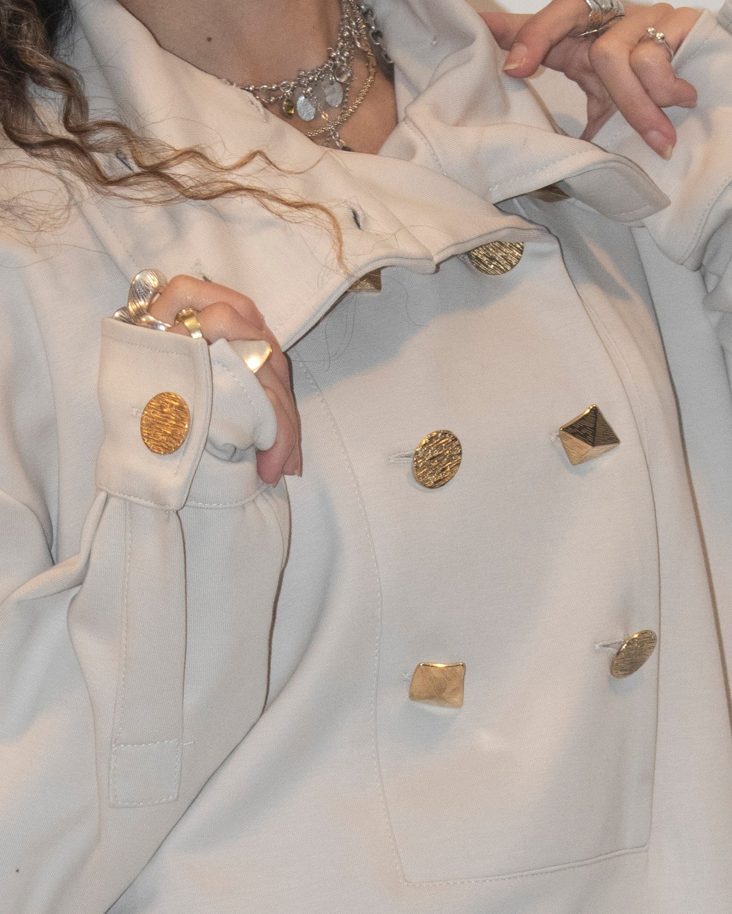 Grey Gold Accent Set