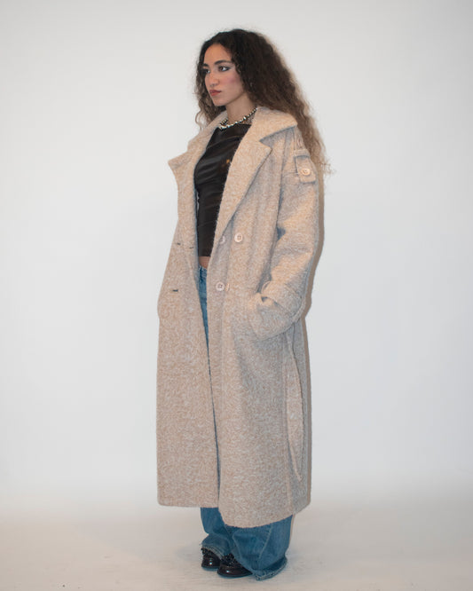 Textured Bordeaux Coat