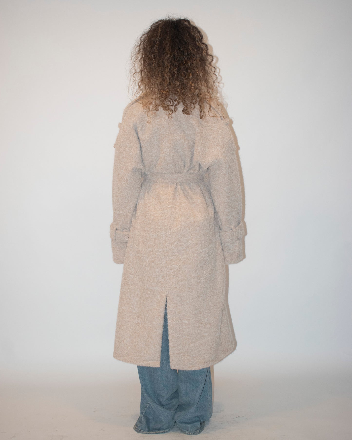 Textured Bordeaux Coat