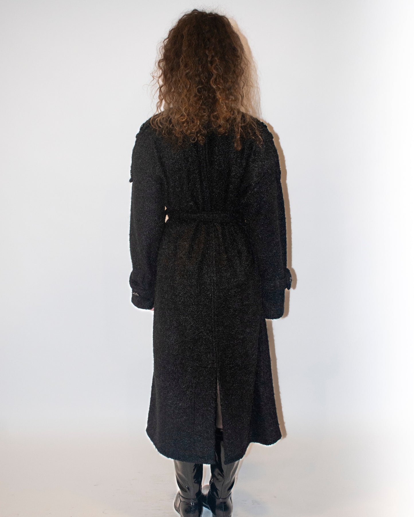 Textured Bordeaux Coat