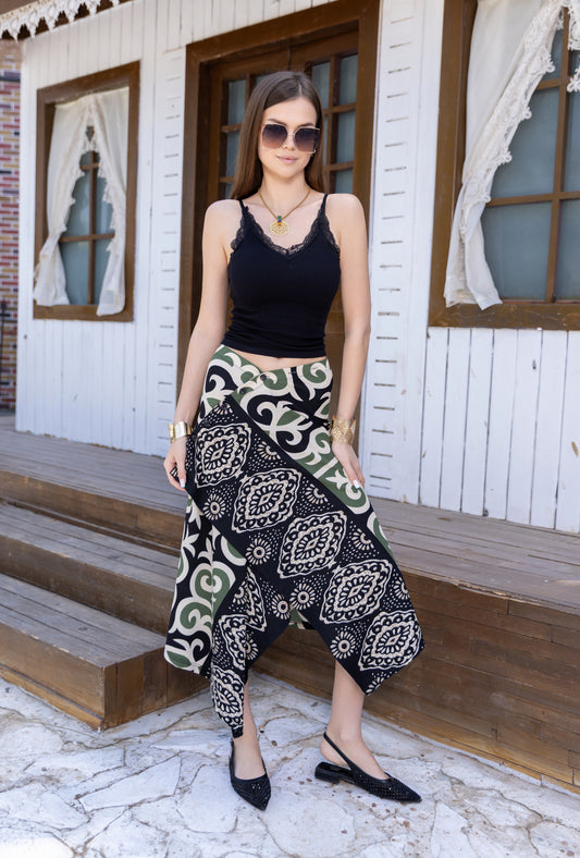 Mosaic Flow Skirt