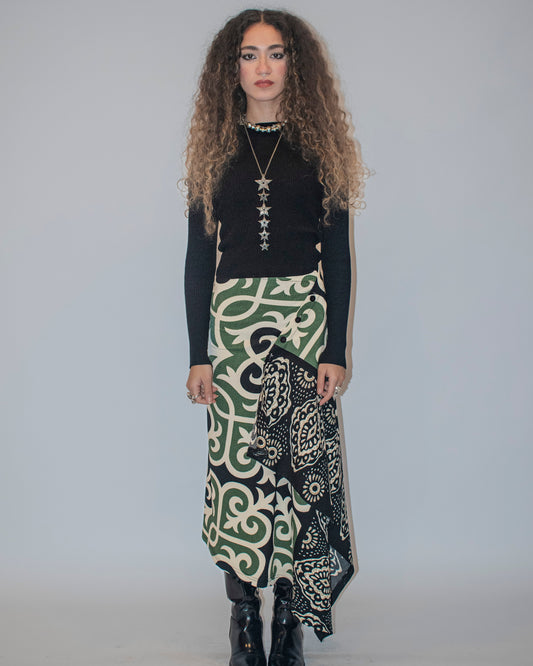 The Mosaic Flow Skirt