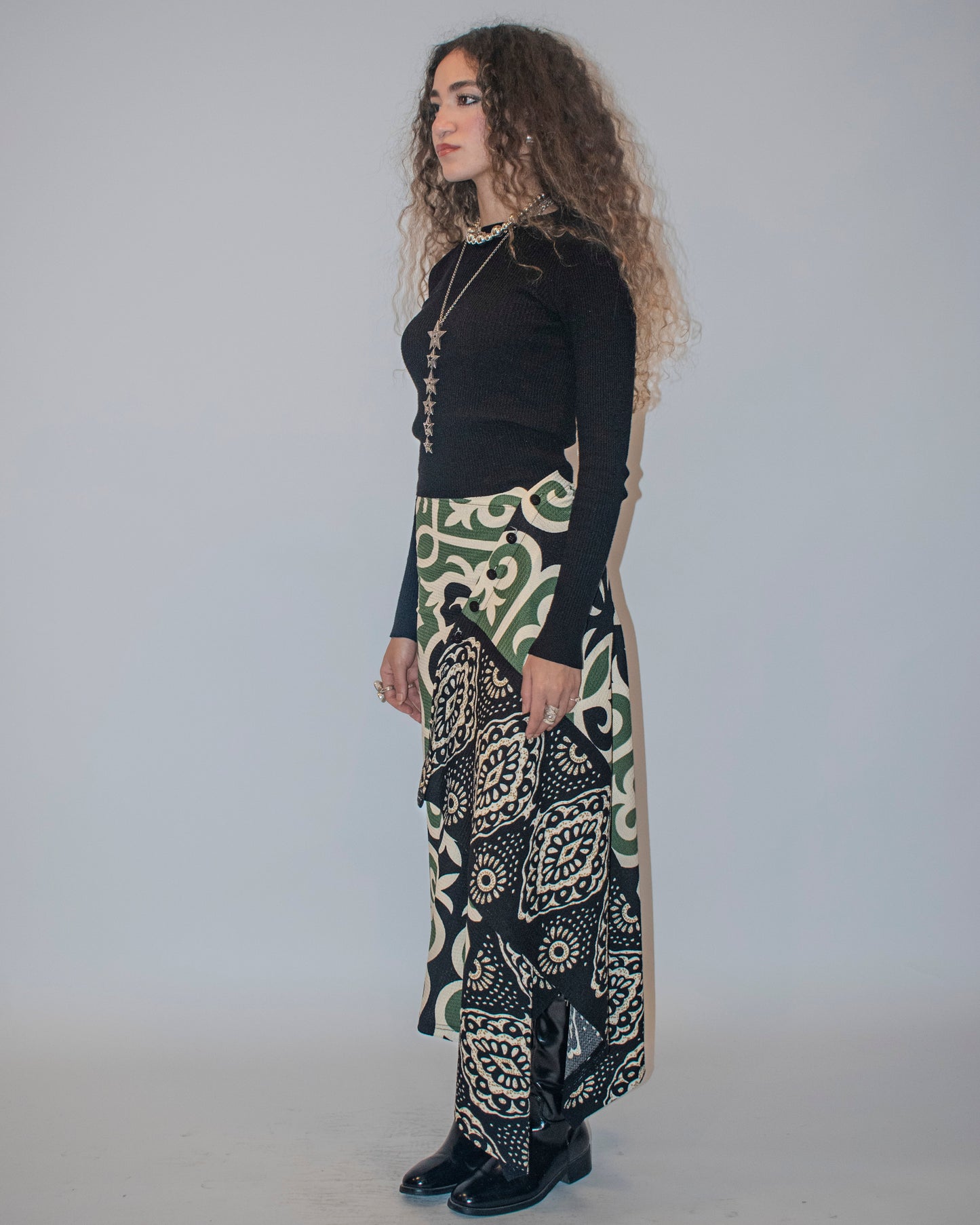 The Mosaic Flow Skirt