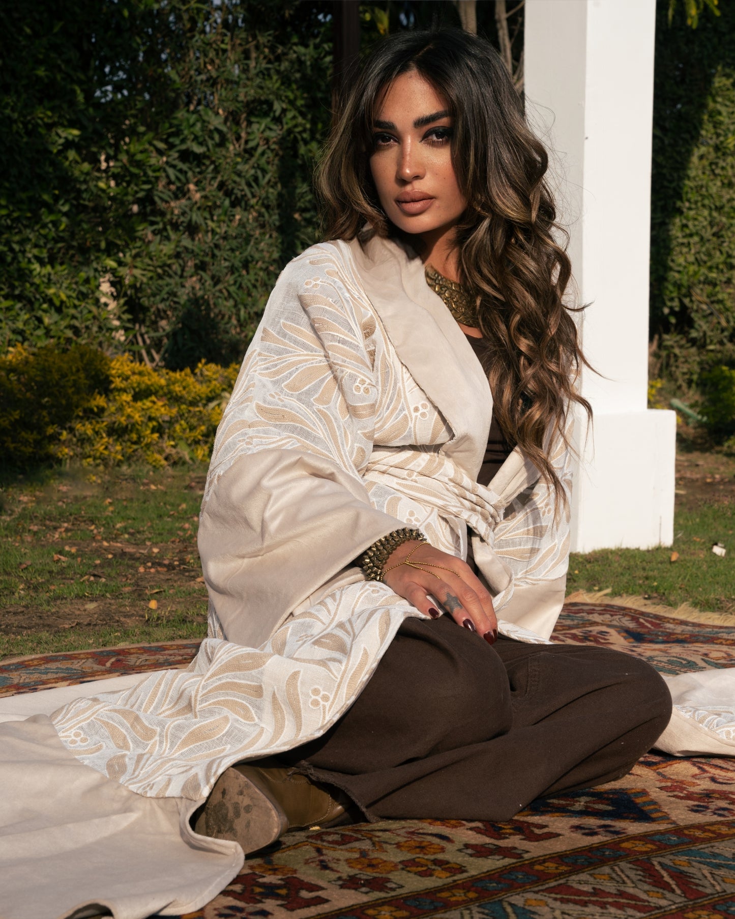 Desert Leaf Kaftan