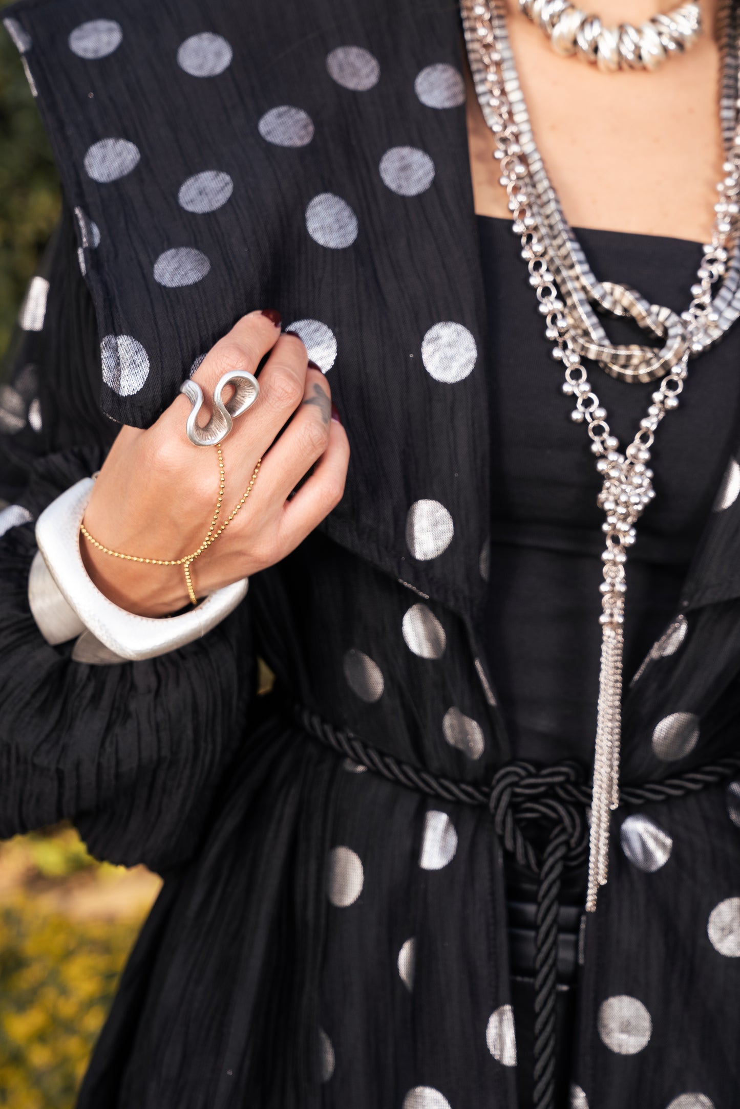 Moonlight Noir Kaftan