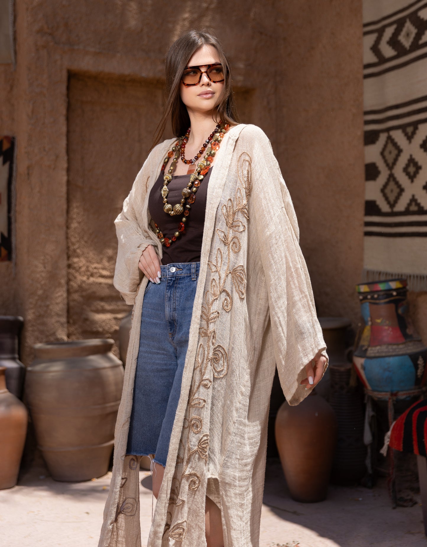 Raw Elegance Cardigan