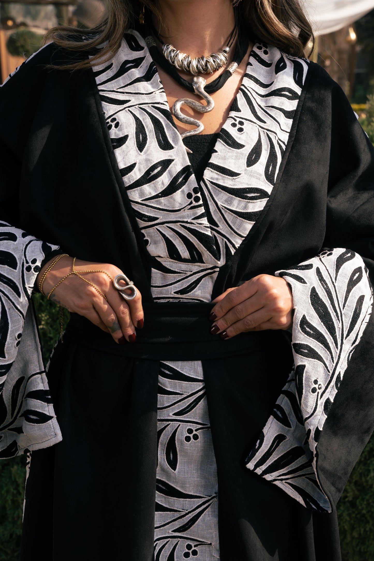 Moonlight Noir Kaftan