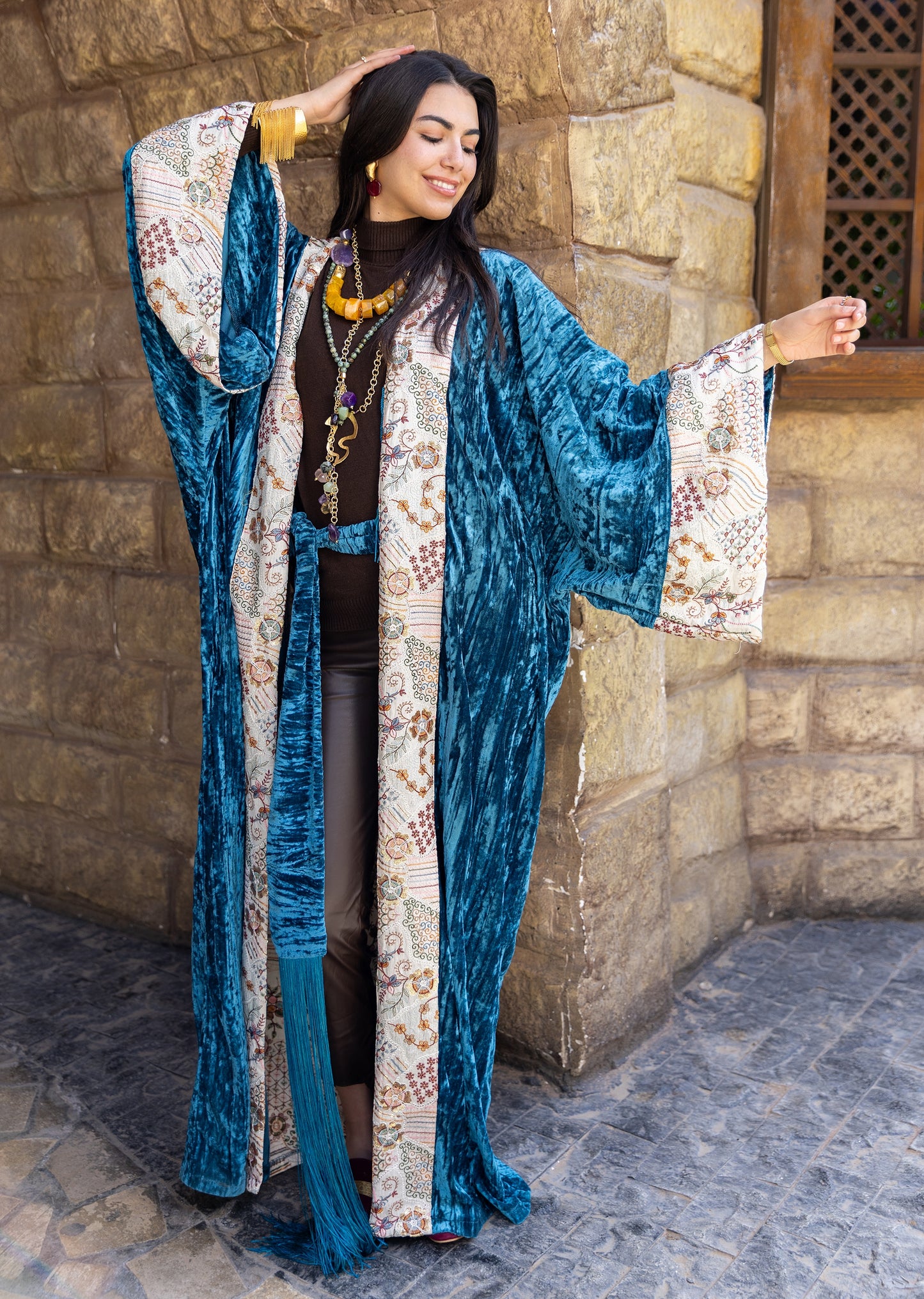 Sapphire Nomad Kaftan