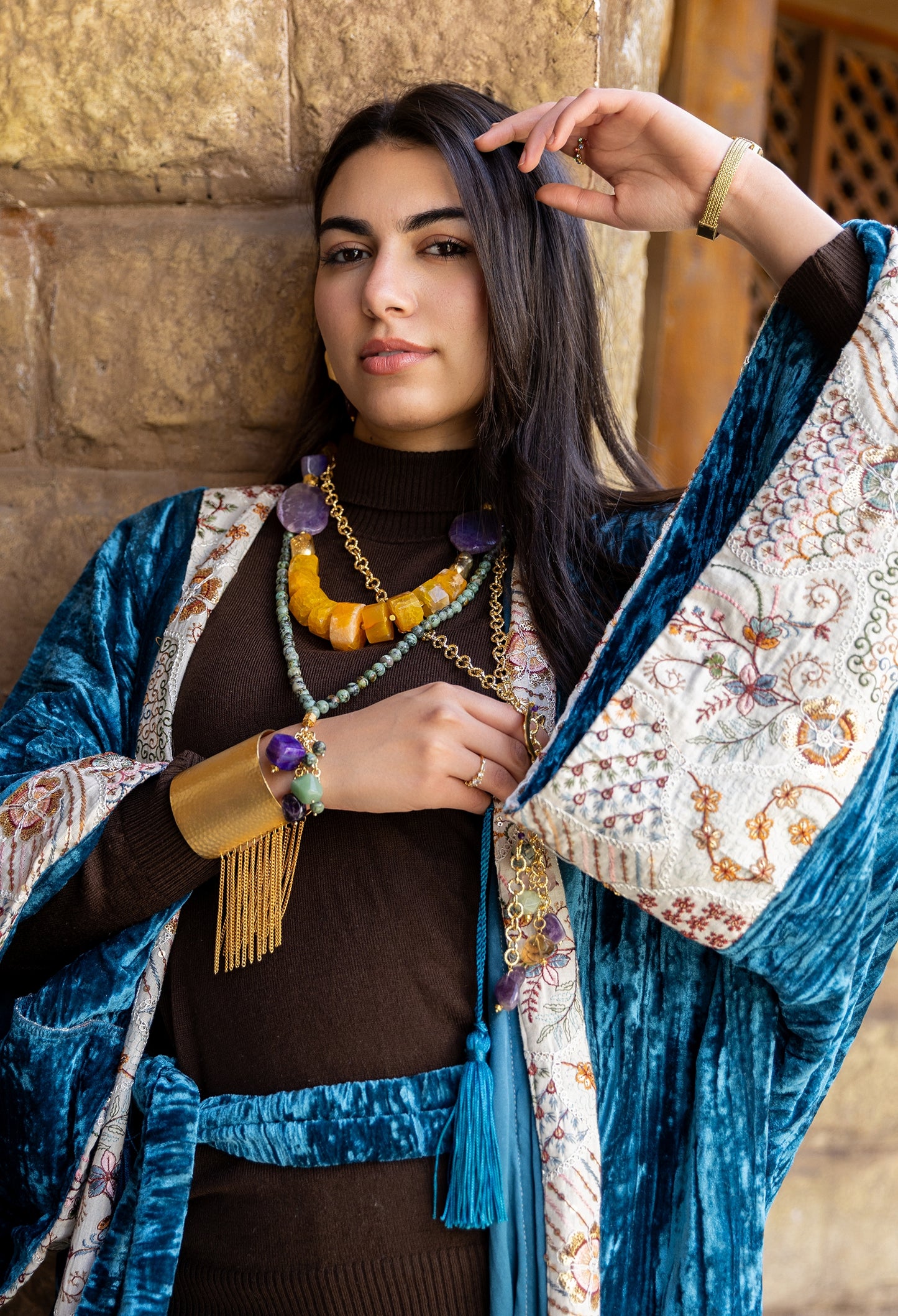 Sapphire Nomad Kaftan