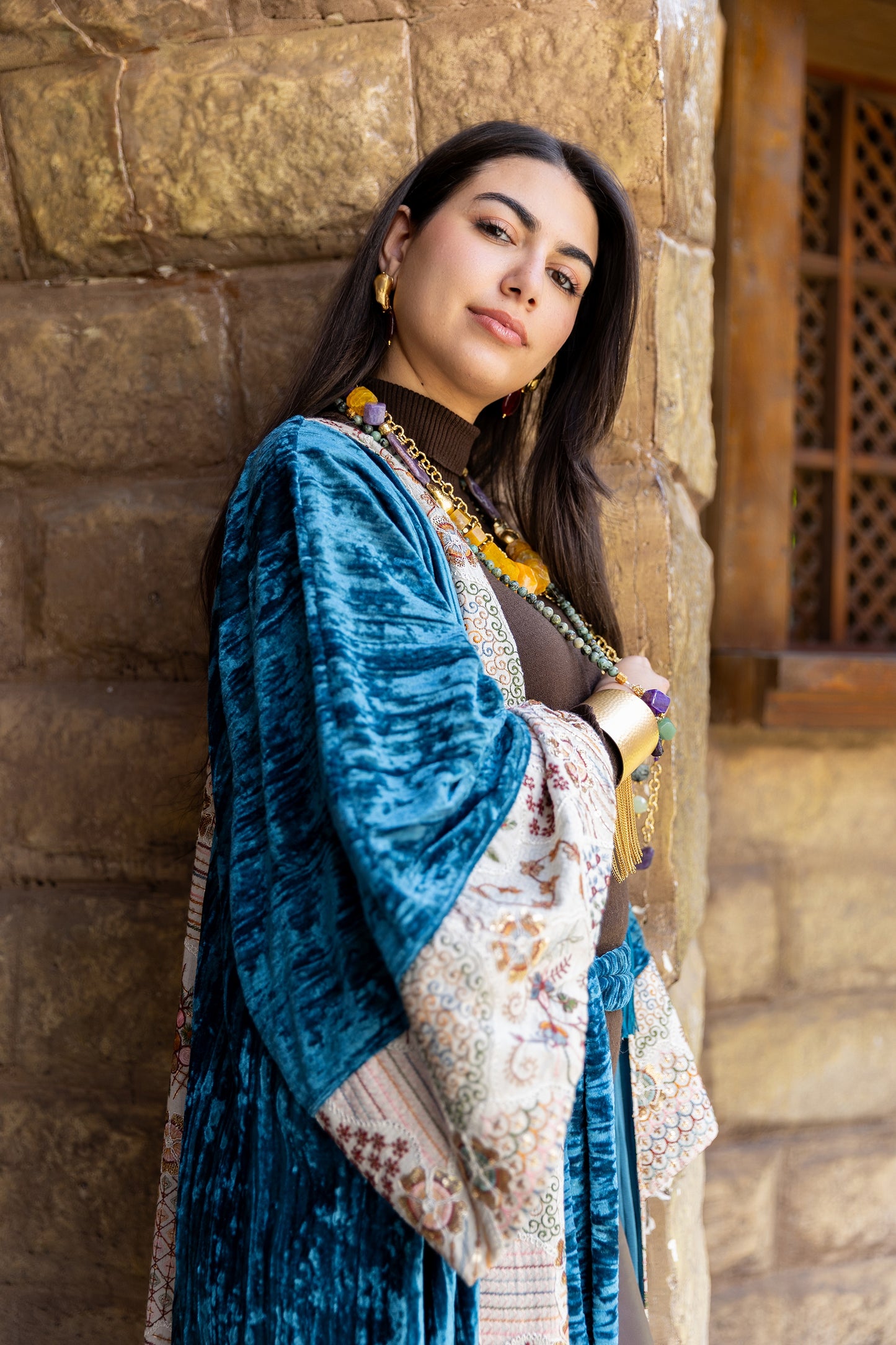 Sapphire Nomad Kaftan