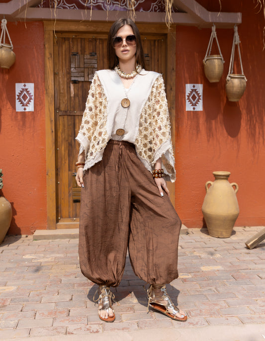 Rustic Bloom Blouse