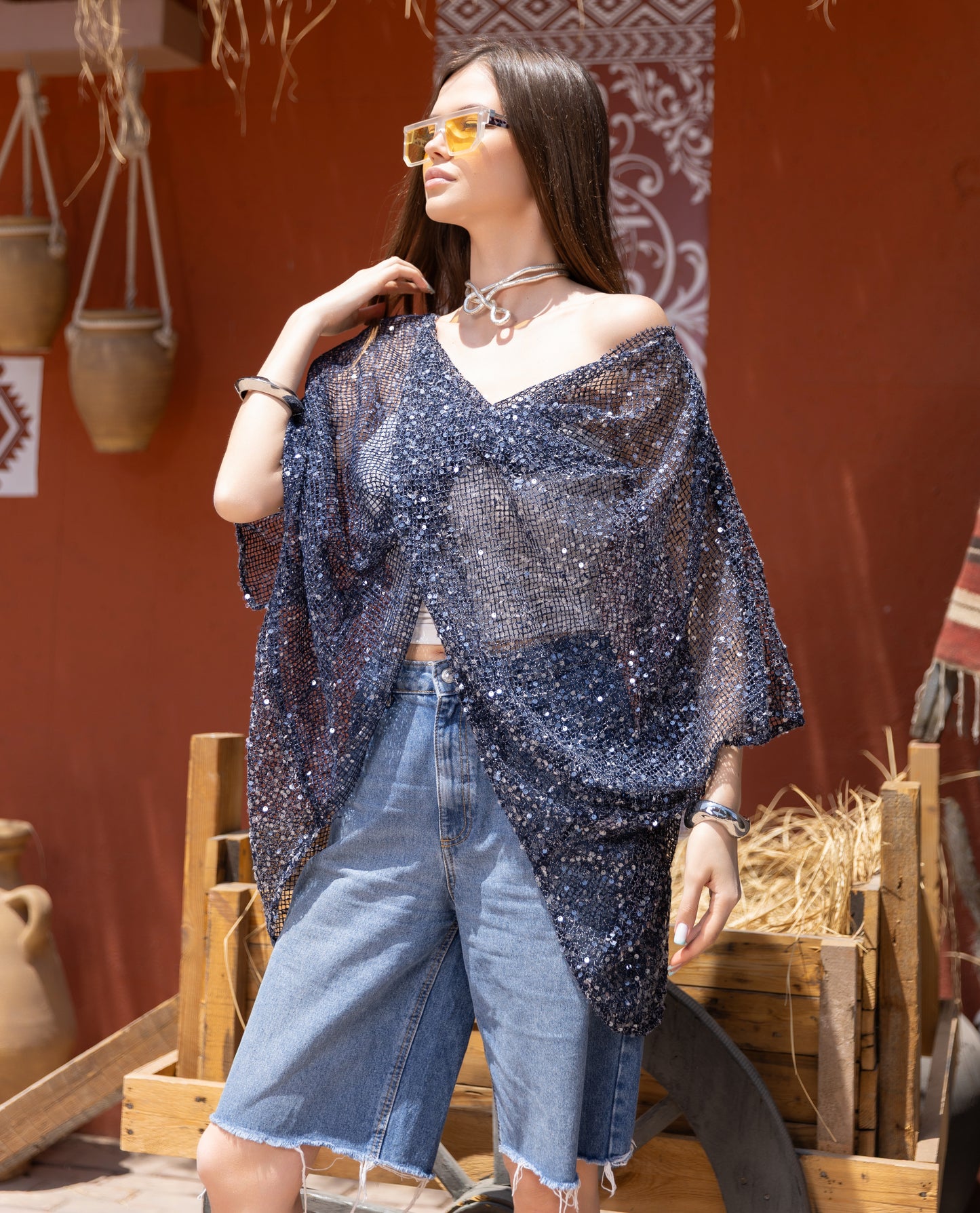 Aurora Veil Knit