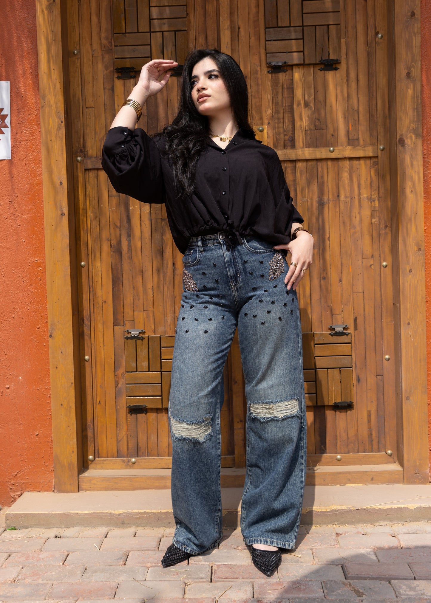 Noir Muse Blouse