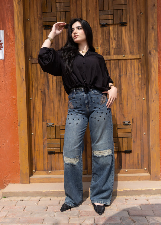 Noir Muse Blouse