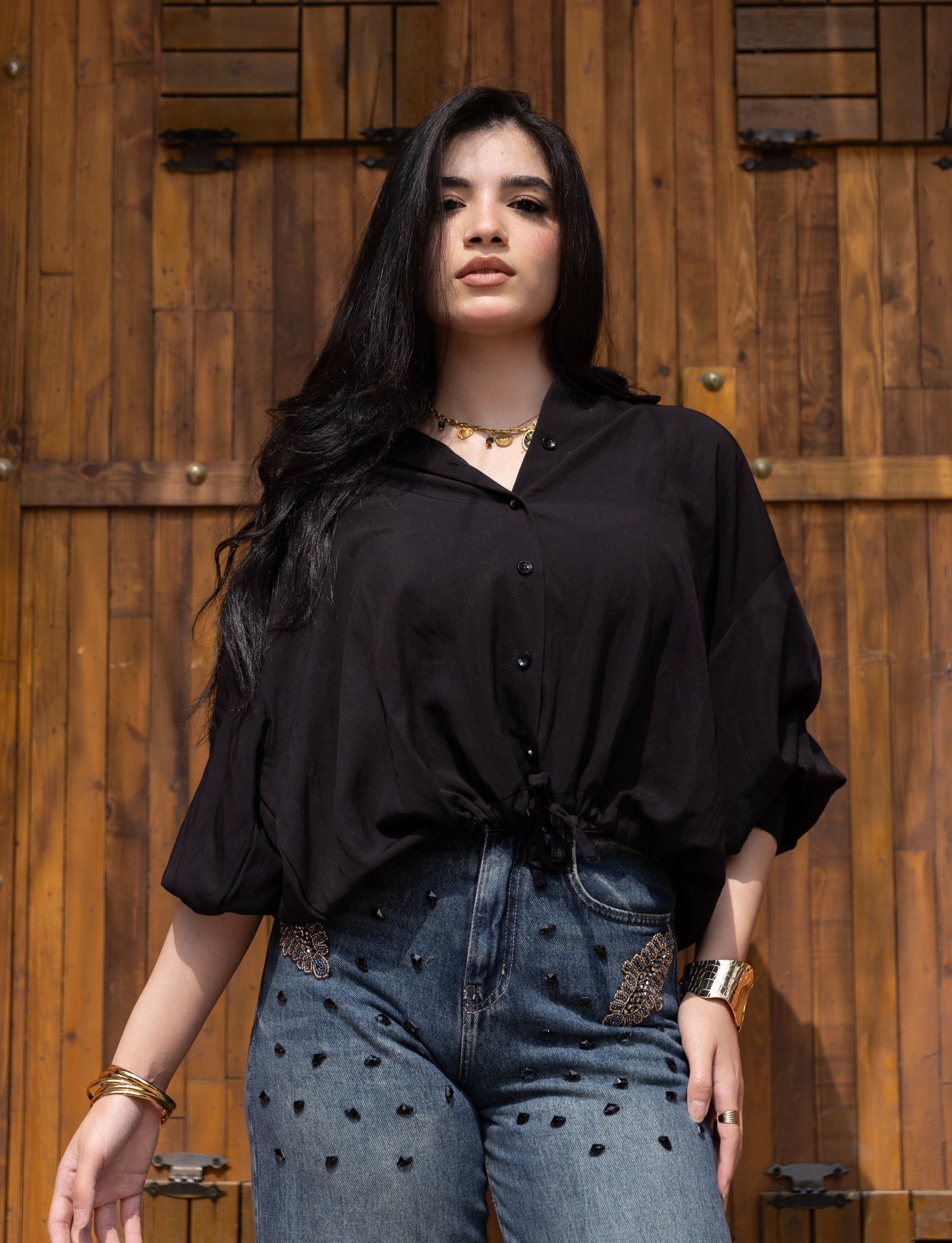 Noir Muse Blouse