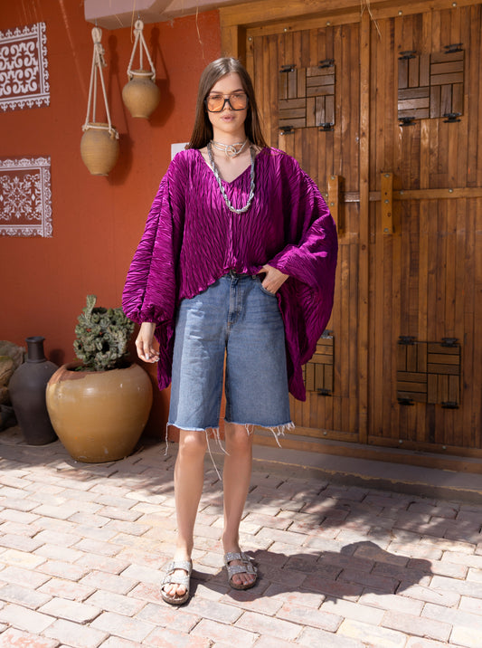 Verdant Wave Blouse