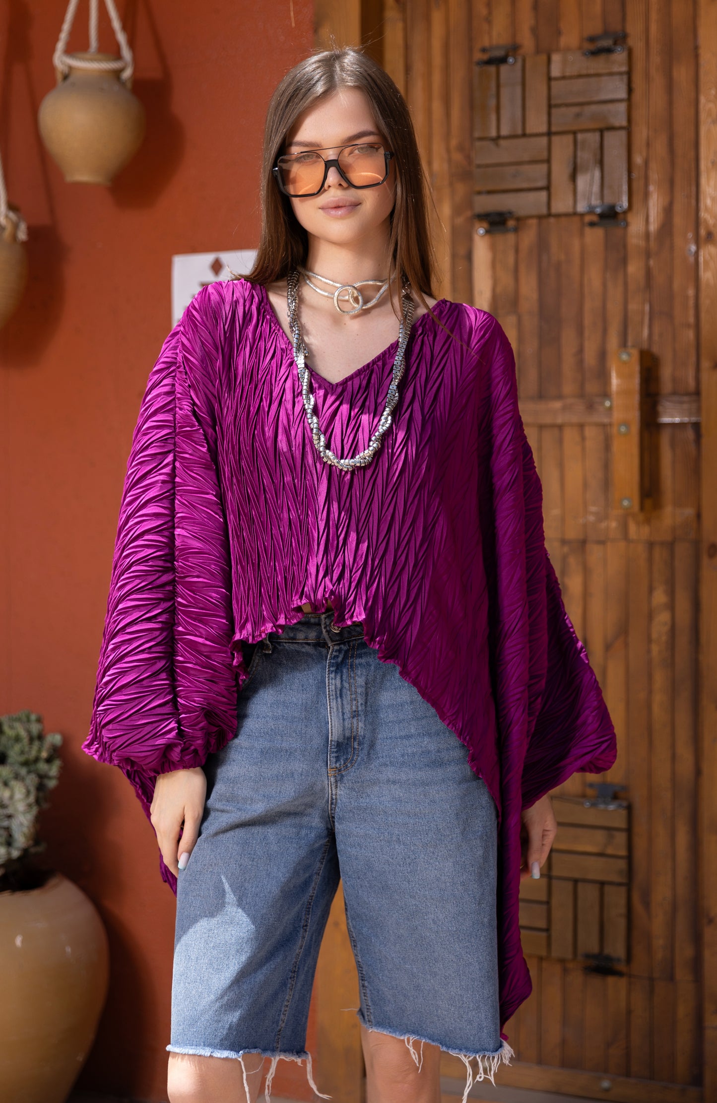 Verdant Wave Blouse