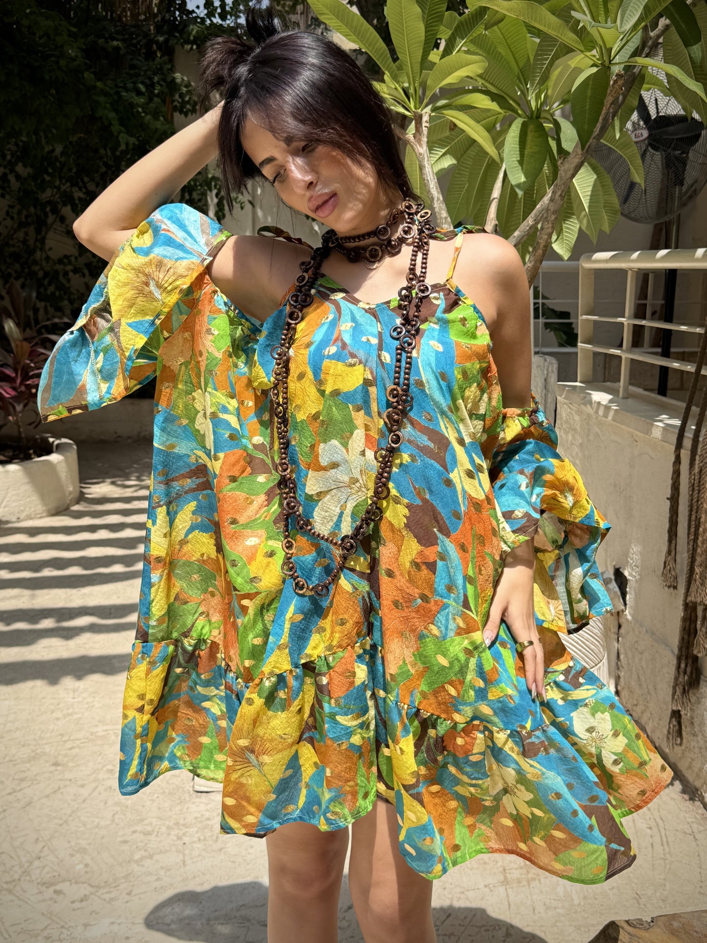 Sunset Confetti Dress