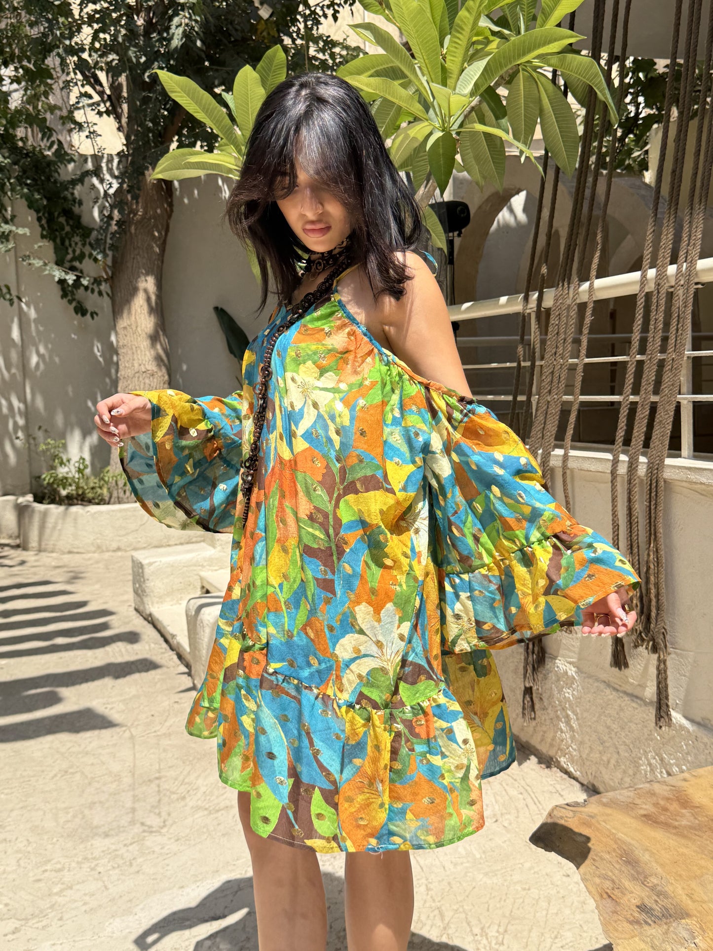 Sunset Confetti Dress