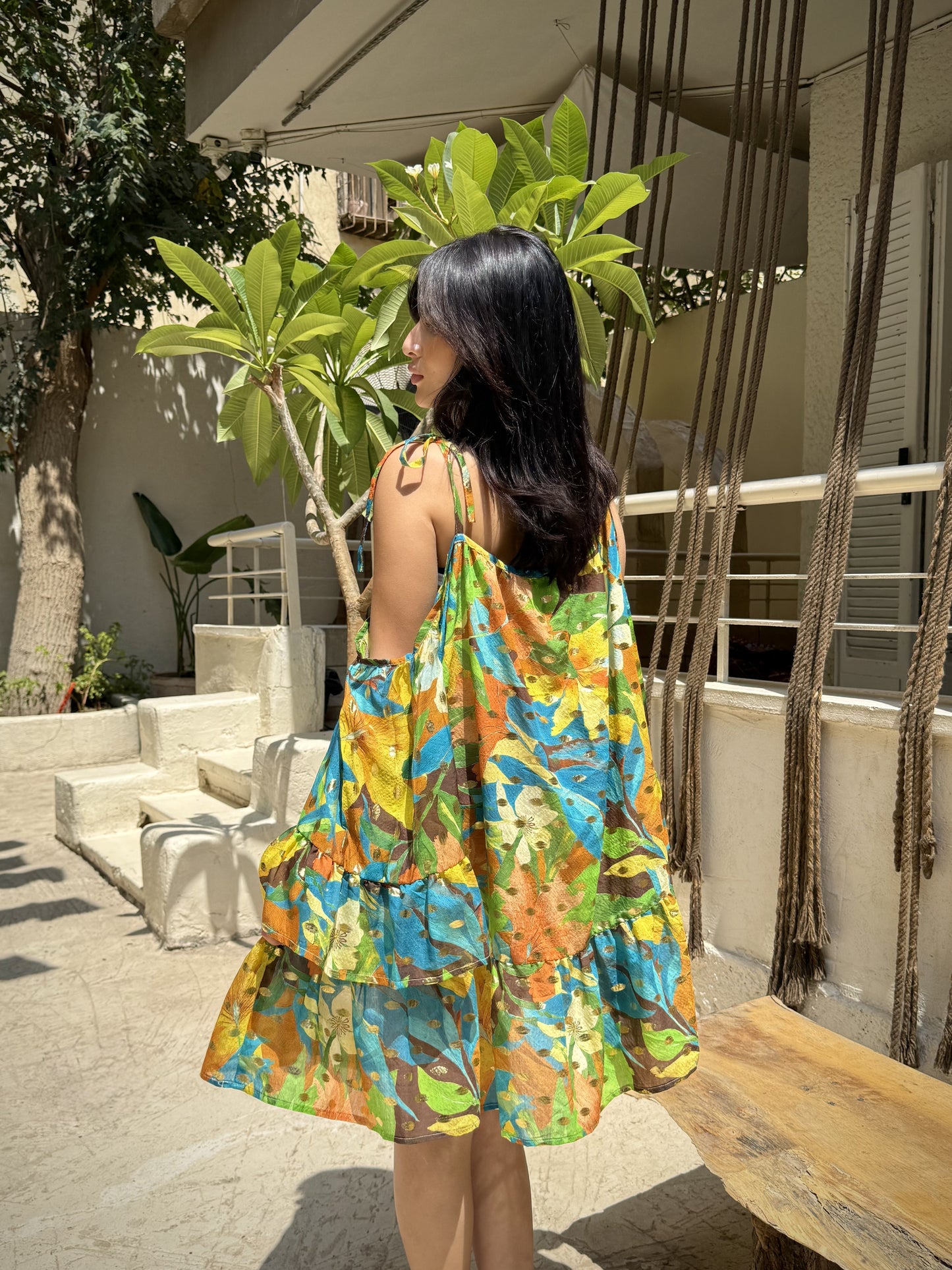 Sunset Confetti Dress