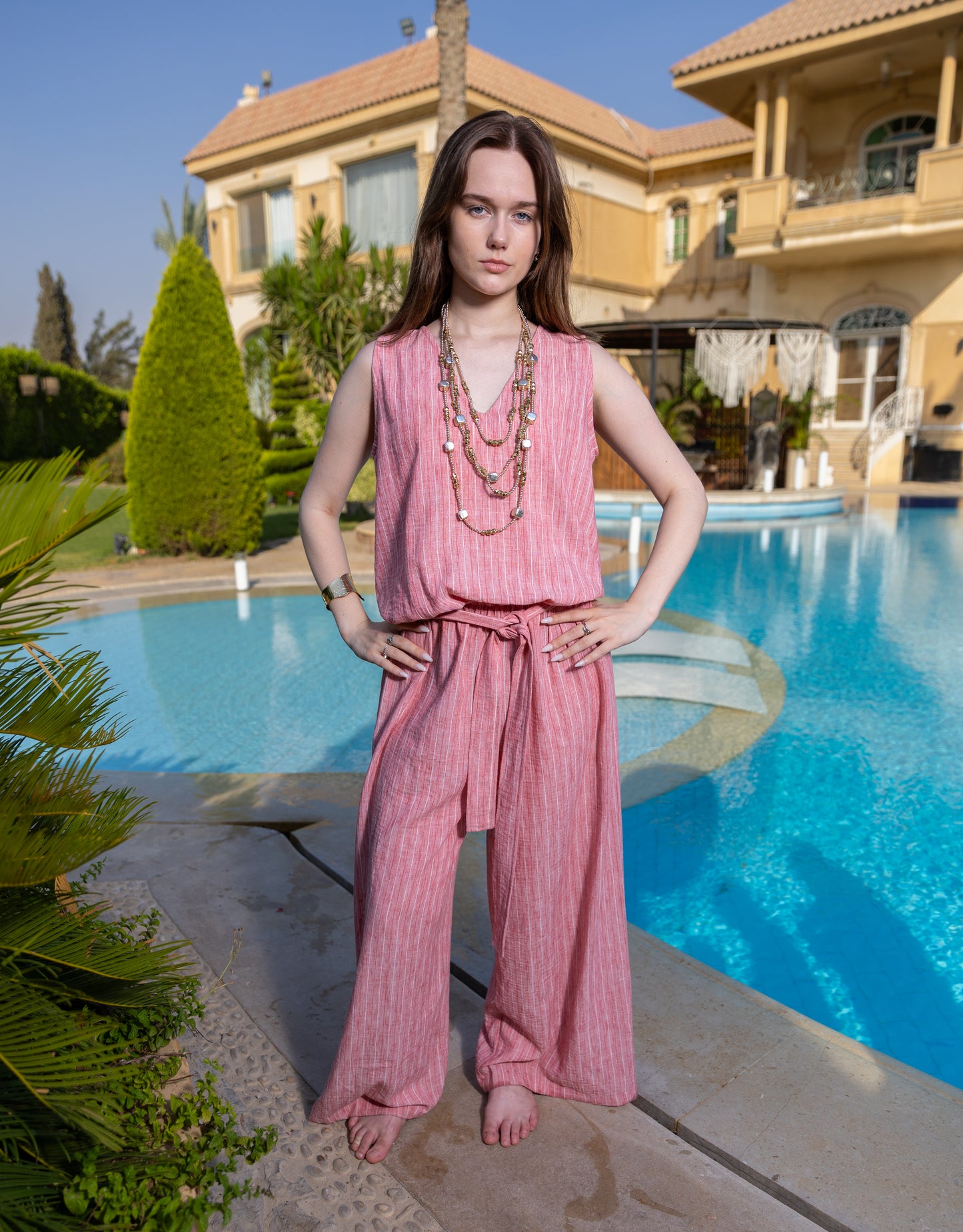 Blush Riviera Jumpsuit