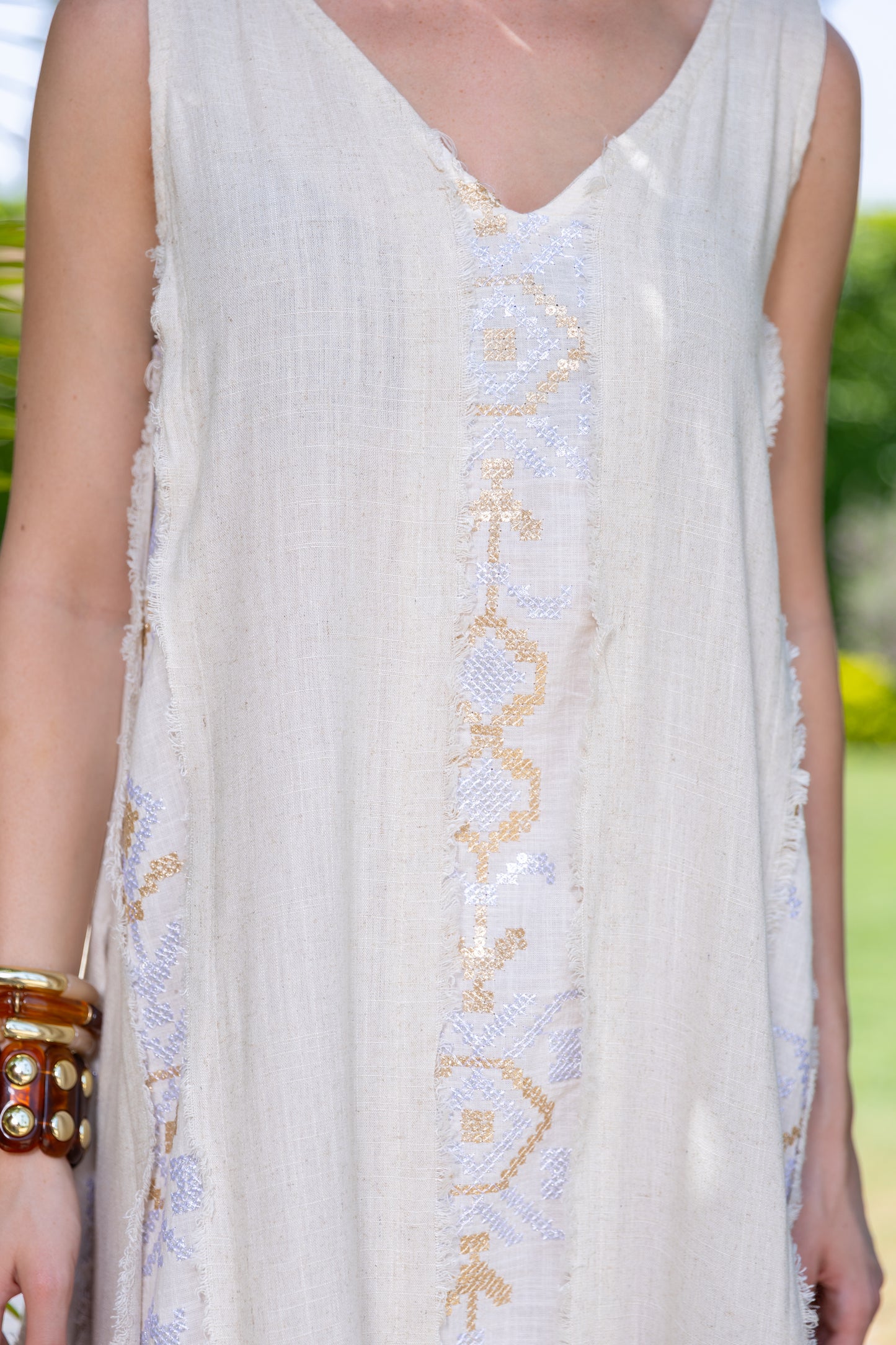 Sahara Embroidered Maxi Dress