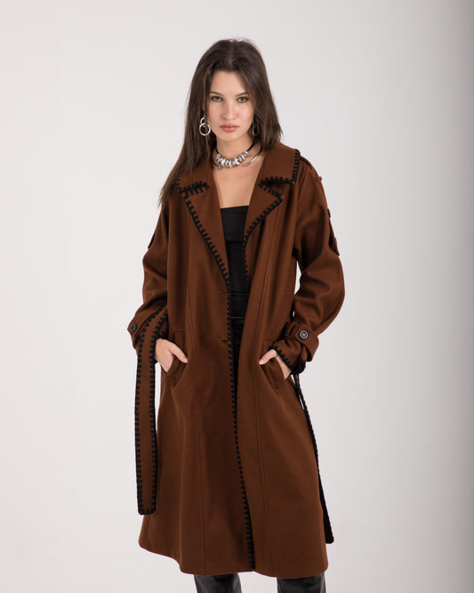 Mocha Stitch Coat