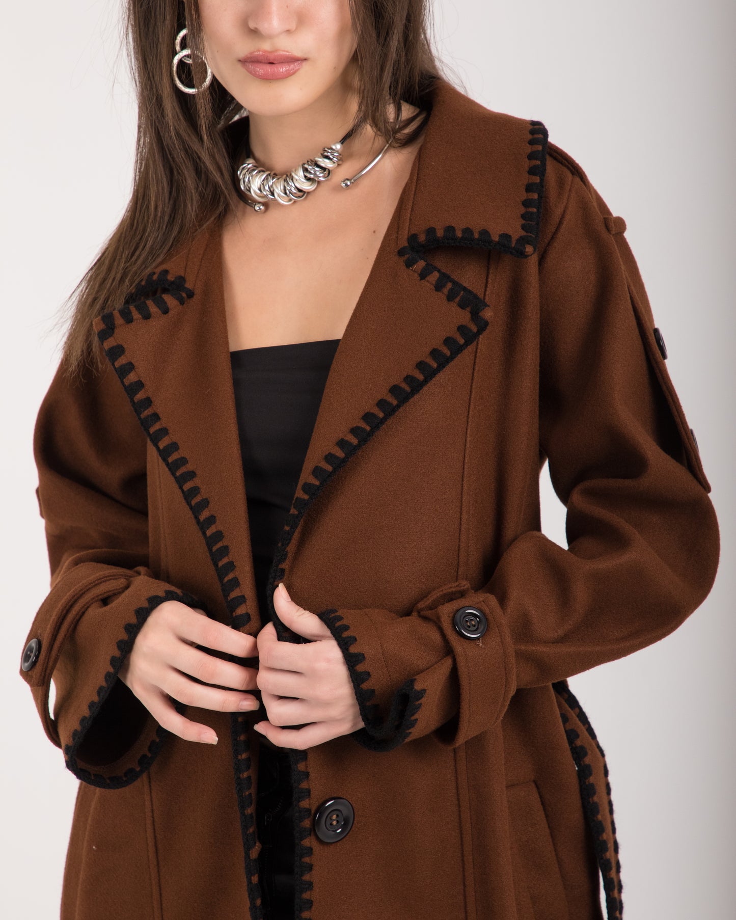 Mocha Stitch Coat