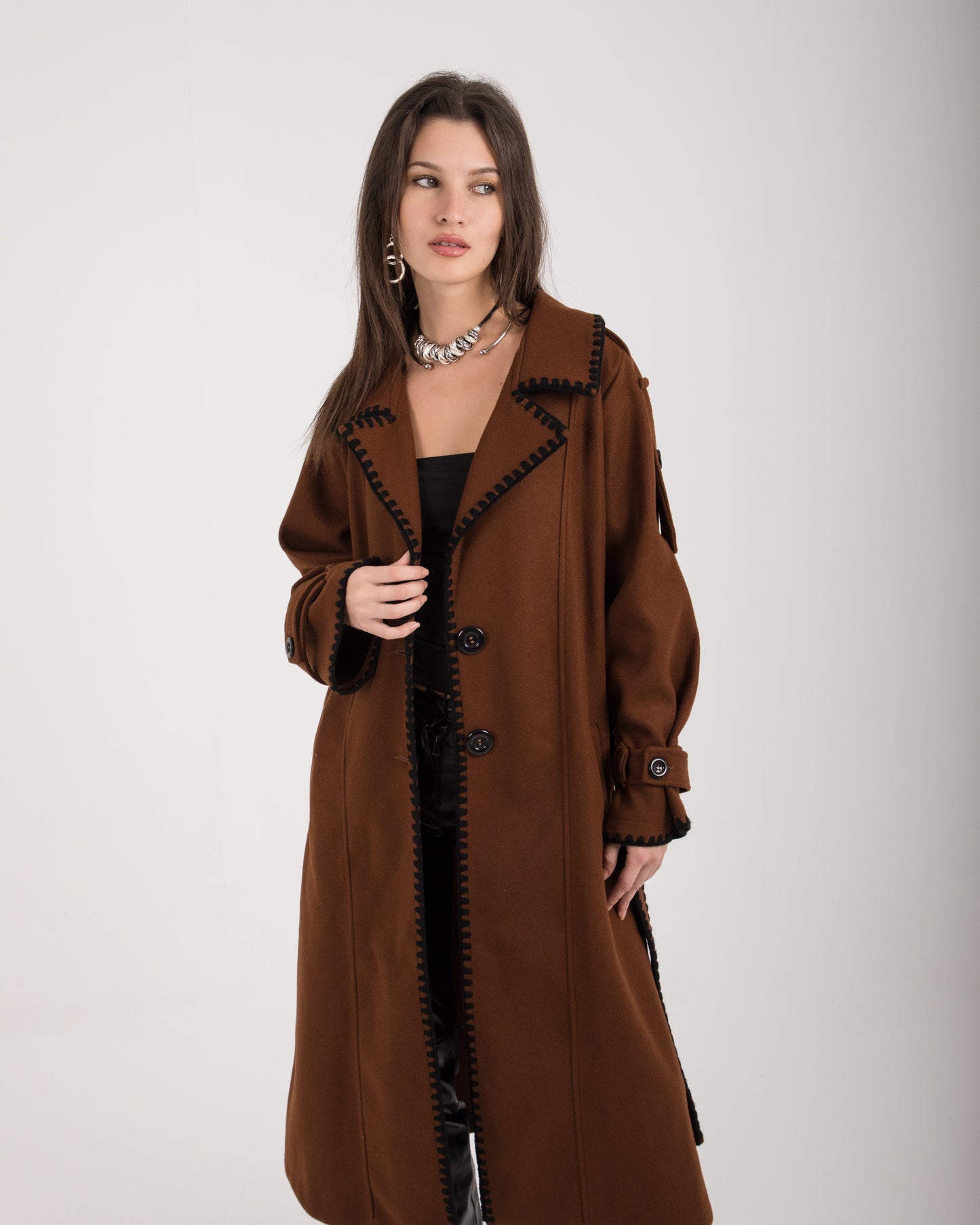 Mocha Stitch Coat